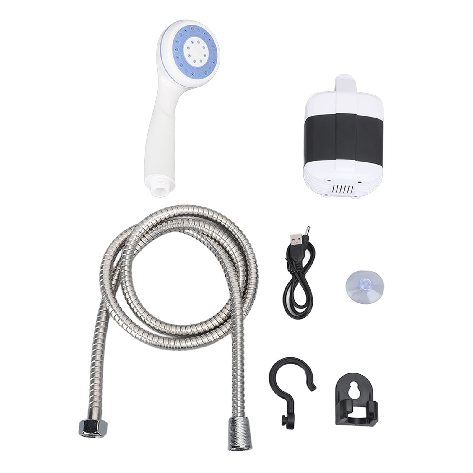 Rechargeable Camping Shower 2400mah USB Charging Powerful Waterproof Camping Shower Set for Home Outdoor - Image 1