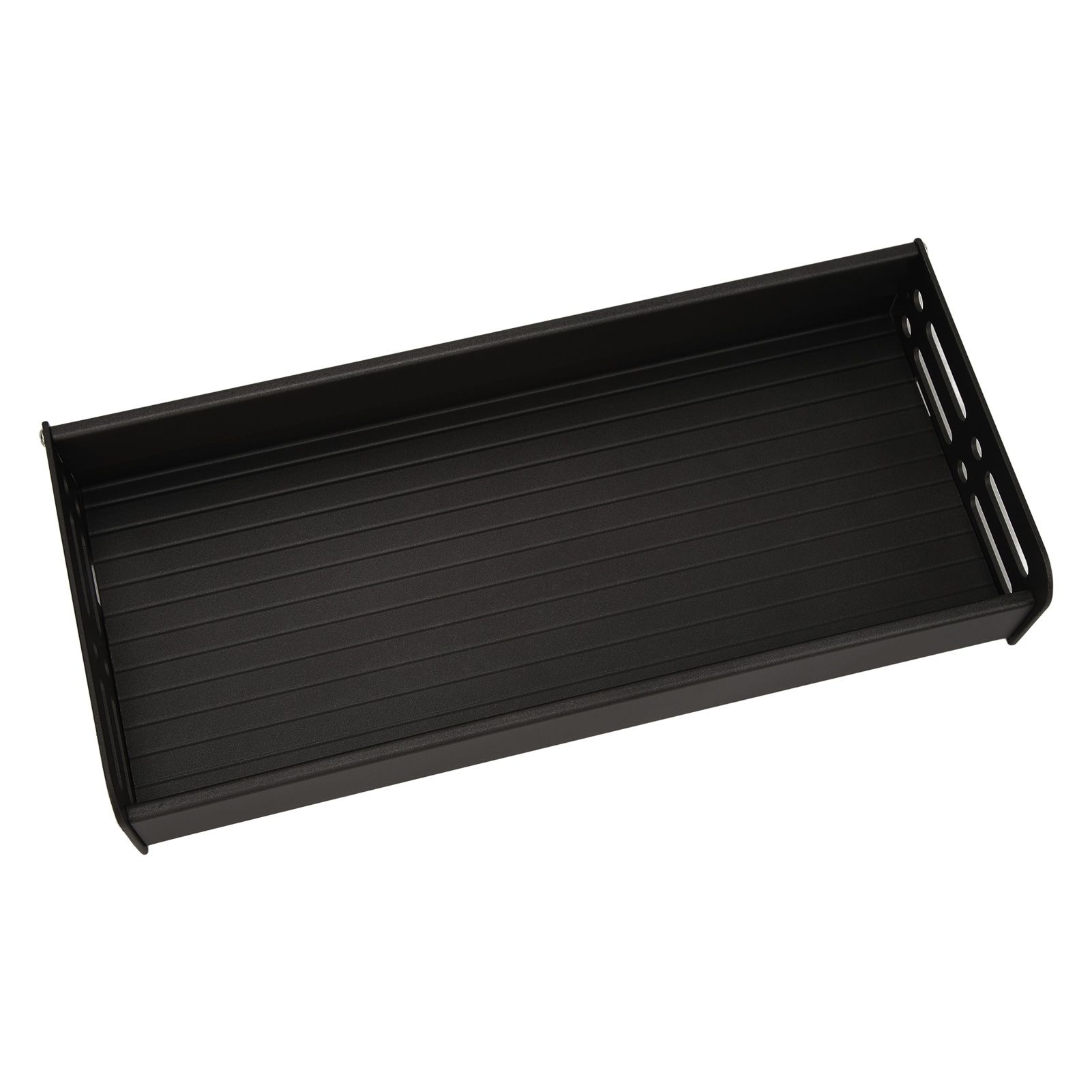 Floating Shelves Space Aluminum Wall Mounted Decorative Storage Shelf for Kitchen Bathroom Living Room Bedroom Black - Image 8