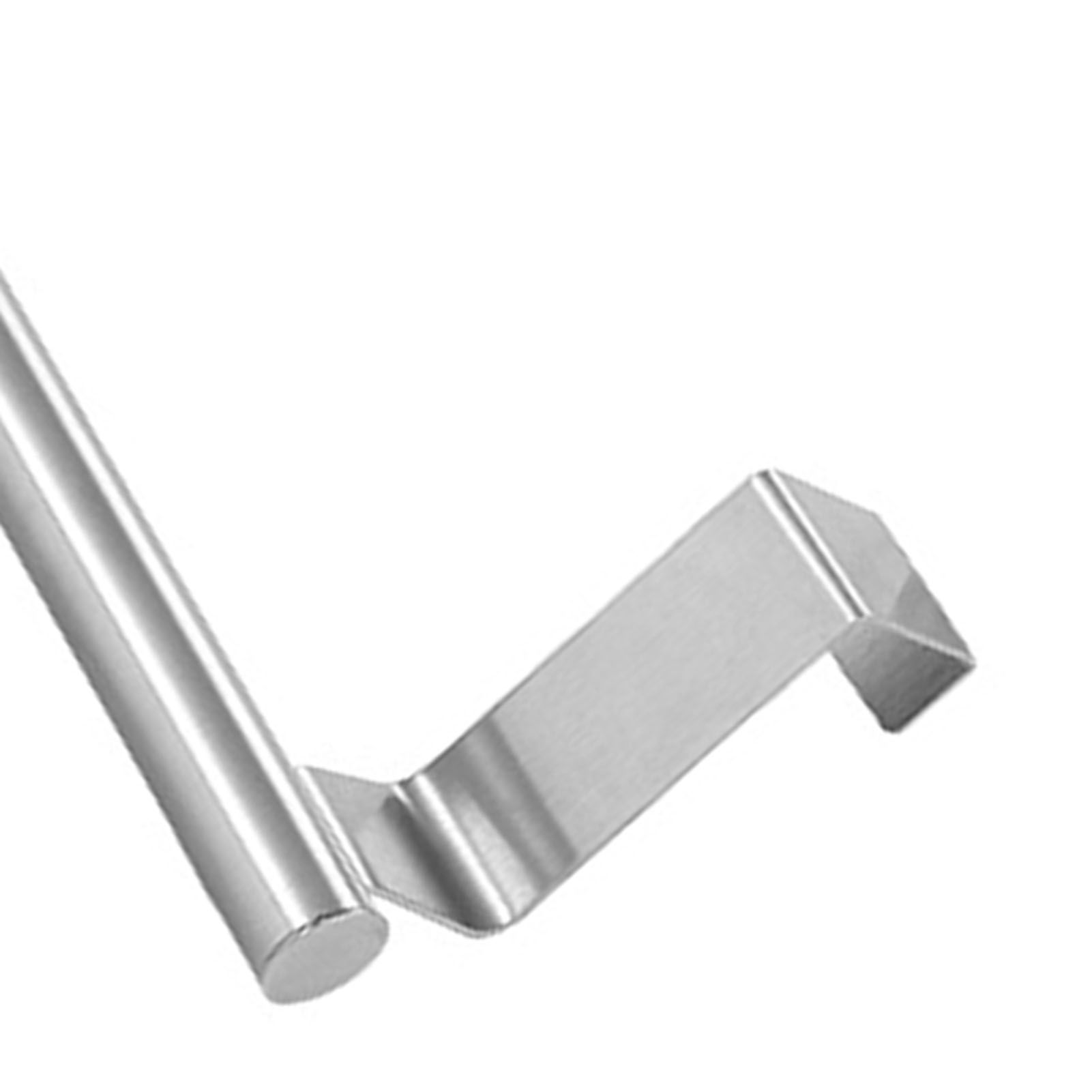 Multi Purpose Stainless Steel Single Bar Towel Rack Hole Free Towel Rack Bathroom Towel Bar S 6.2x23.5cm - Image 7