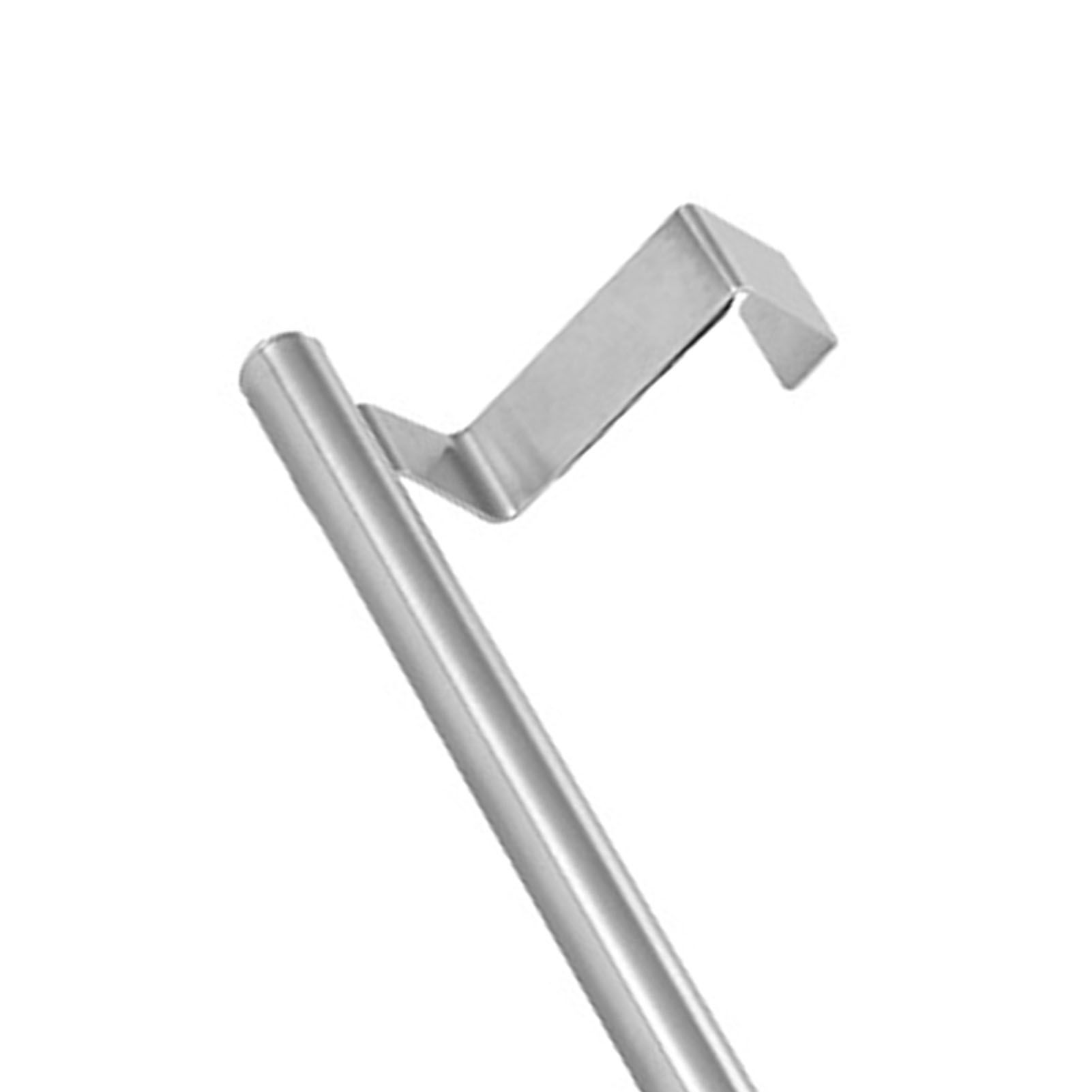 Multi Purpose Stainless Steel Single Bar Towel Rack Hole Free Towel Rack Bathroom Towel Bar S 6.2x23.5cm - Image 8