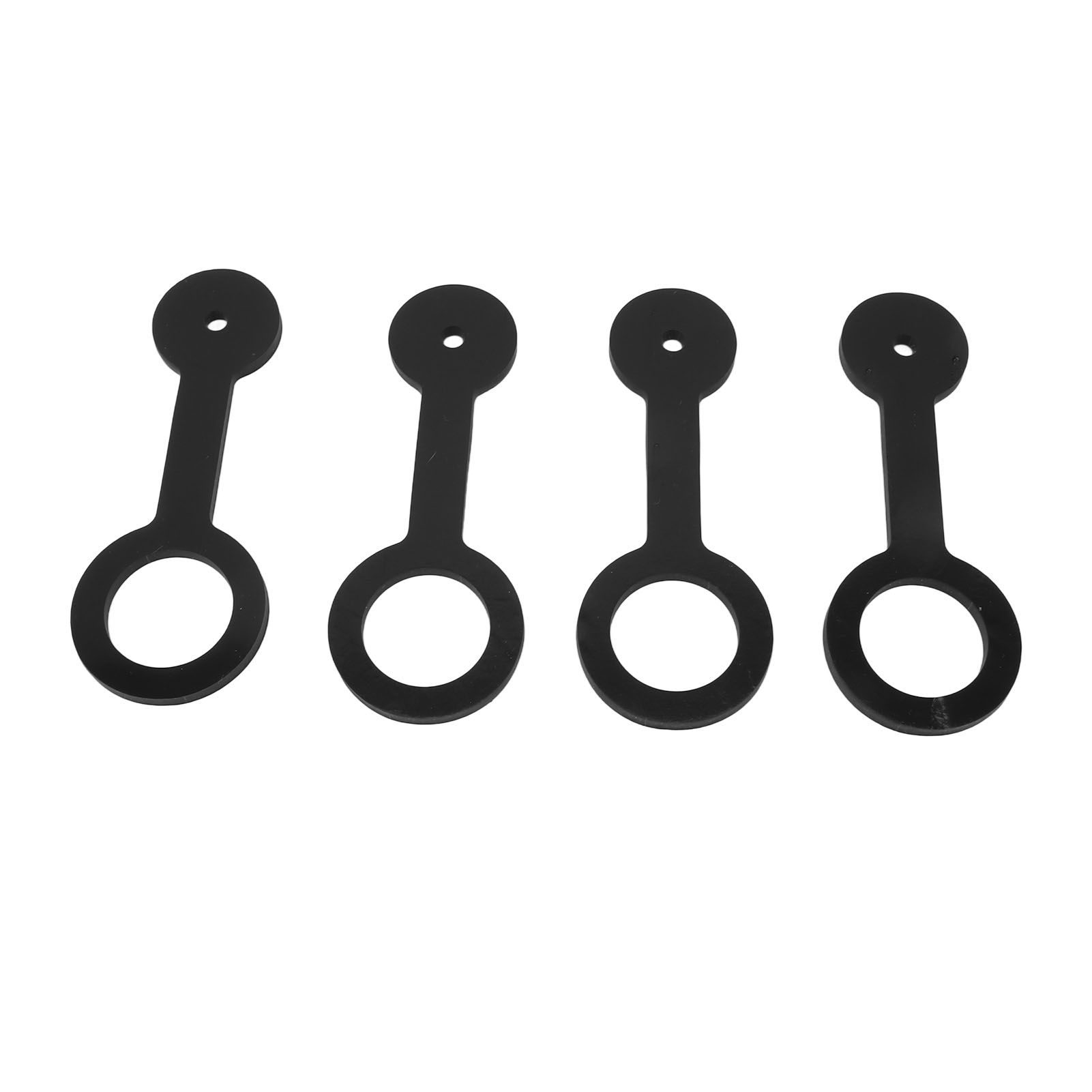 4PCS RV Shower Door Travel Latch Strap Blaack Color Silicone RV Camper Bathroom Door Latch - Image 7