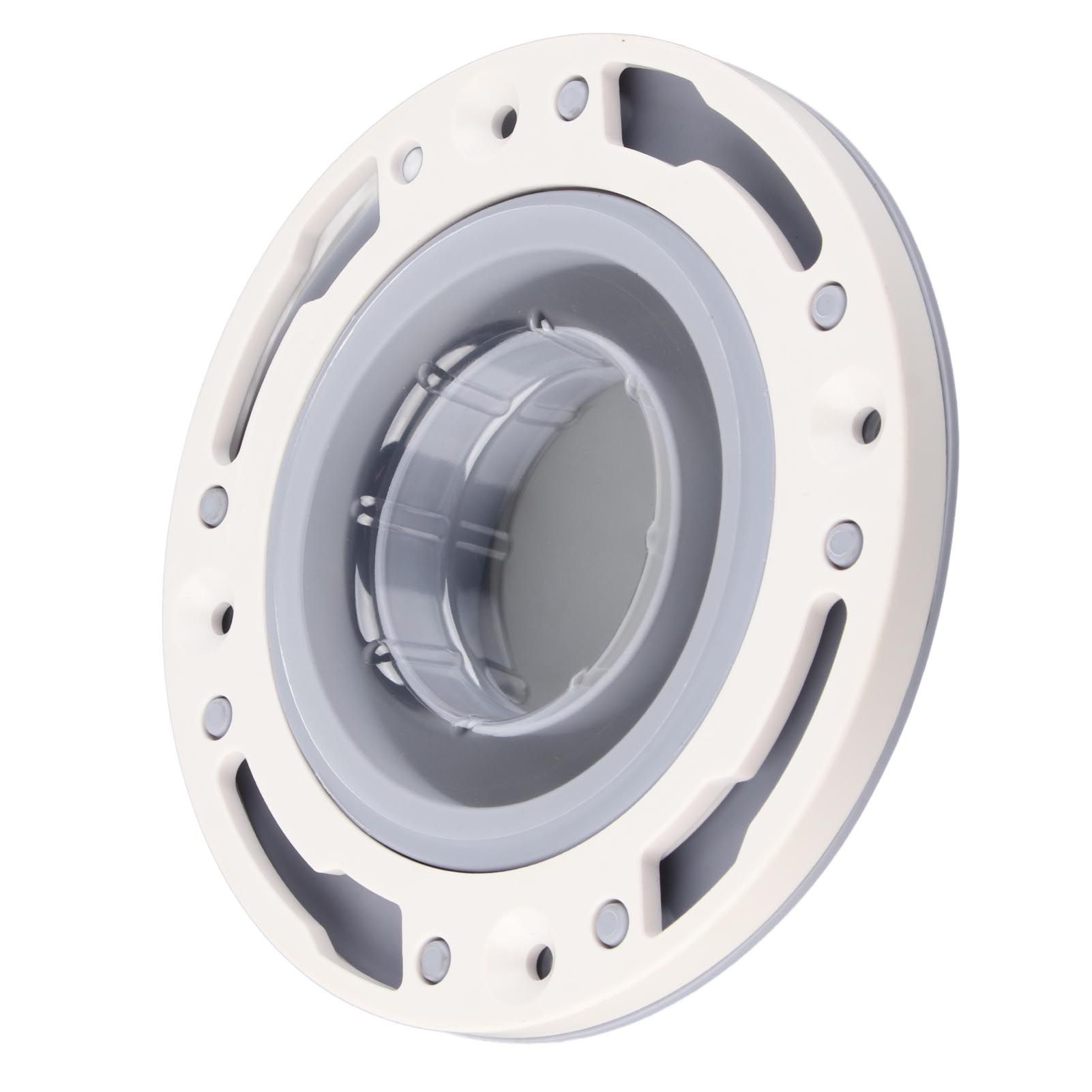 Toilet Flange Silicone and ABS Gray Universal Toilet Flange Replacement for 4in 5in Special 3in Waste Pipe - Image 2
