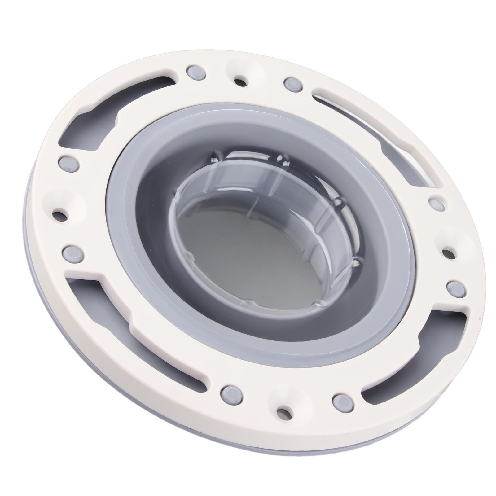 Toilet Flange Silicone and ABS Gray Universal Toilet Flange Replacement for 4in 5in Special 3in Waste Pipe - Image 6