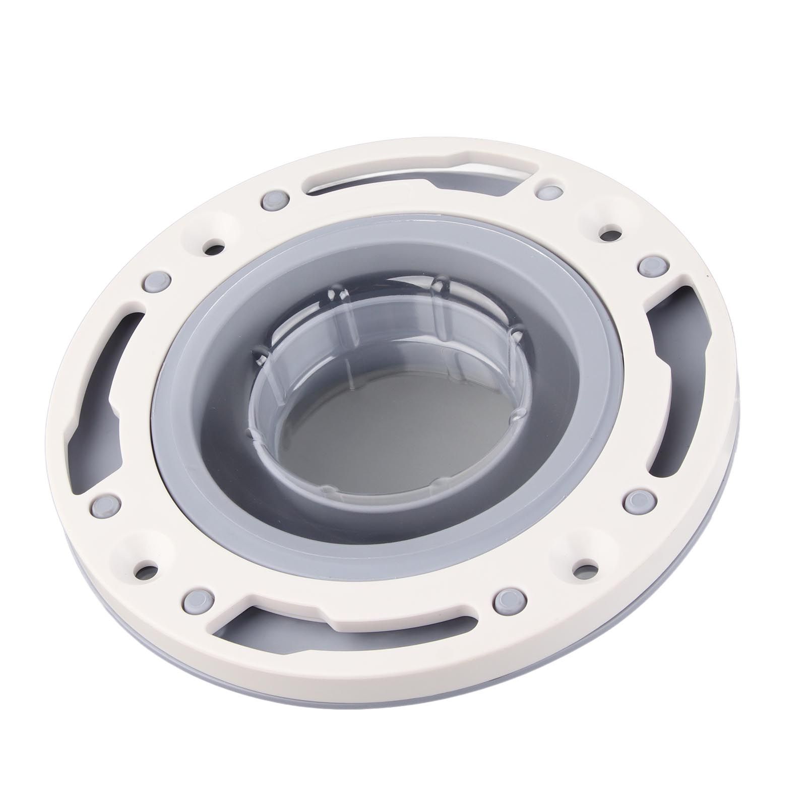 Toilet Flange Silicone and ABS Gray Universal Toilet Flange Replacement for 4in 5in Special 3in Waste Pipe - Image 7