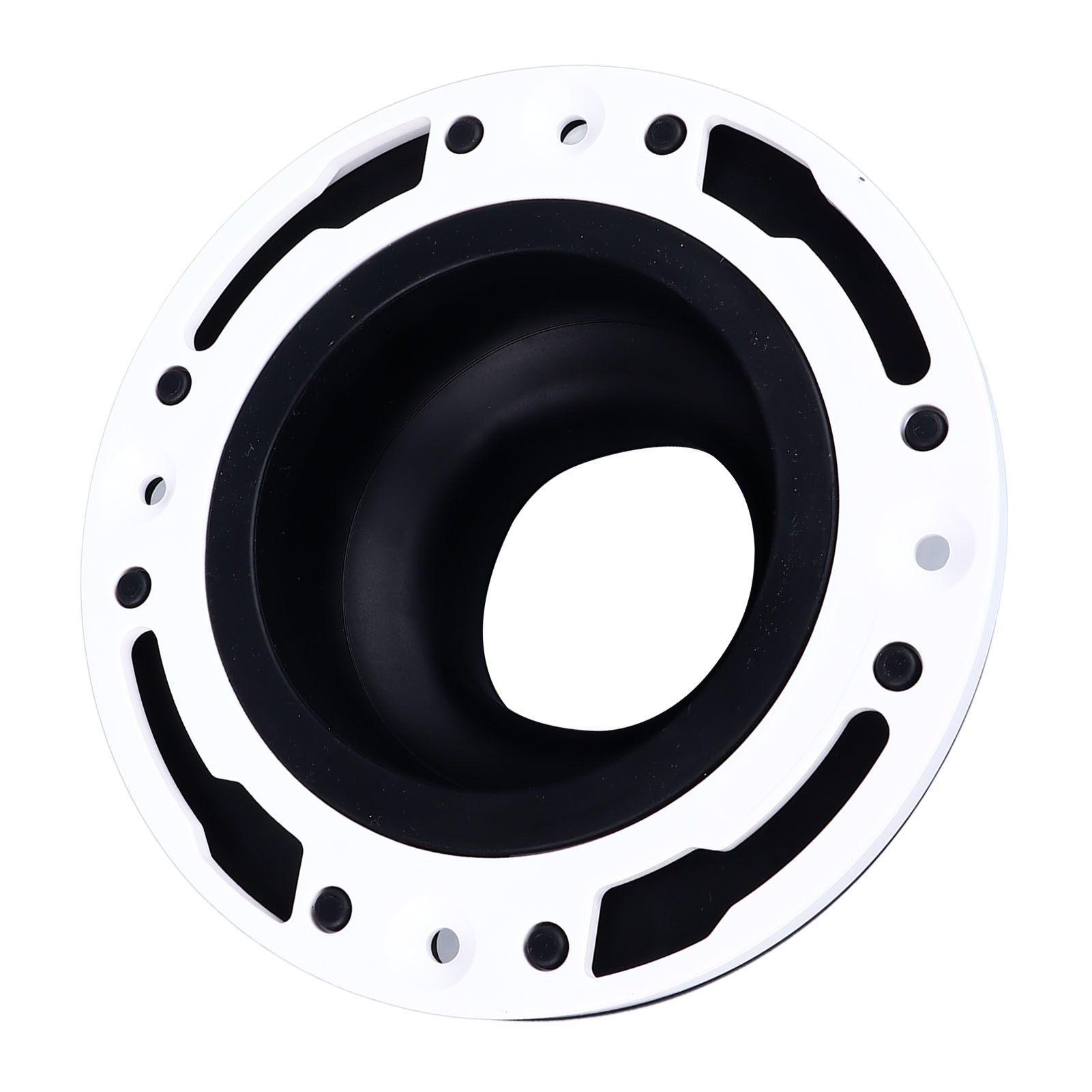 Toilet Flange Repair Kit Black Durable Silicone ABS Easy Installation Toilet Flange Replacement Kit for 4in 5in Pipe - Image 2