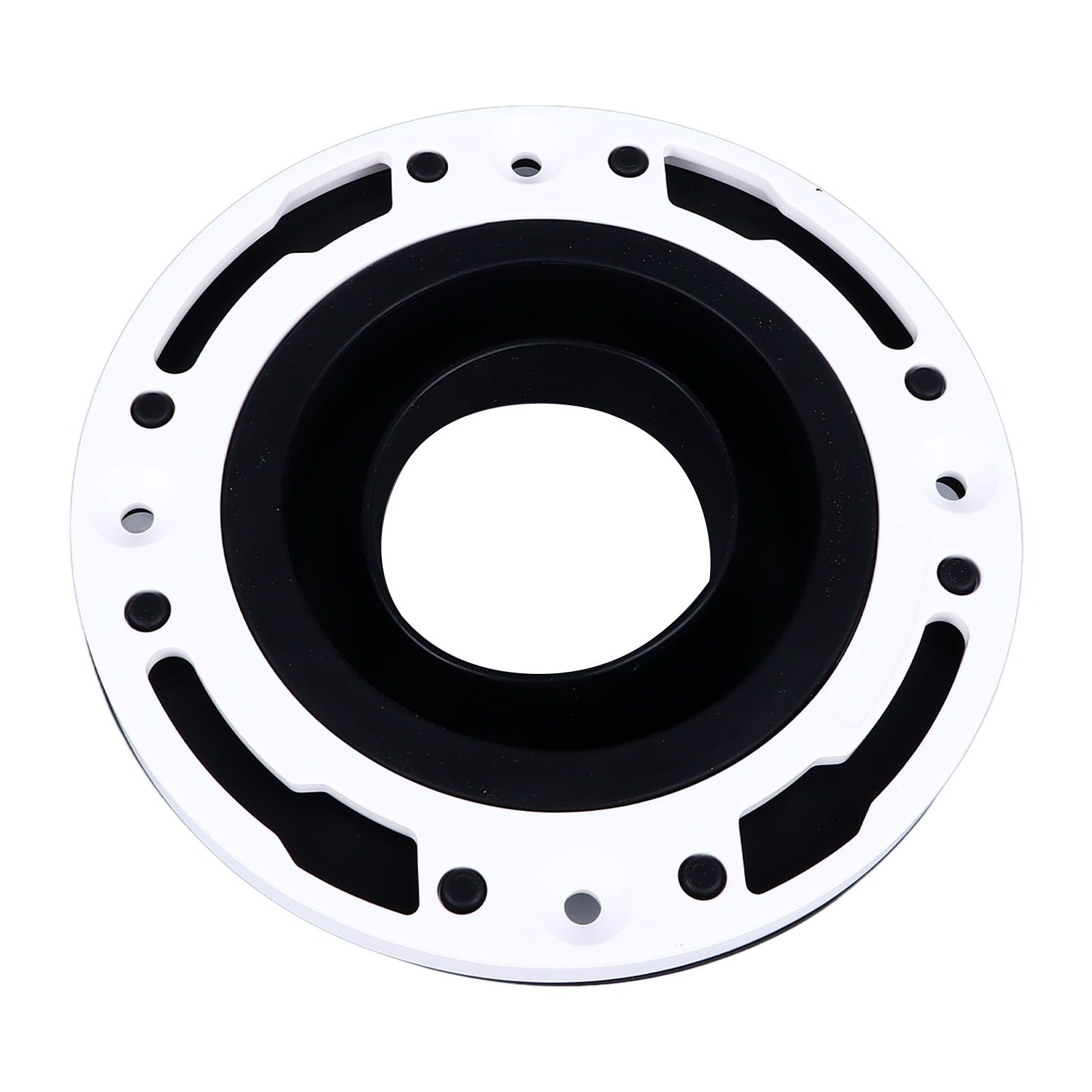 Toilet Flange Repair Kit Black Durable Silicone ABS Easy Installation Toilet Flange Replacement Kit for 4in 5in Pipe - Image 3