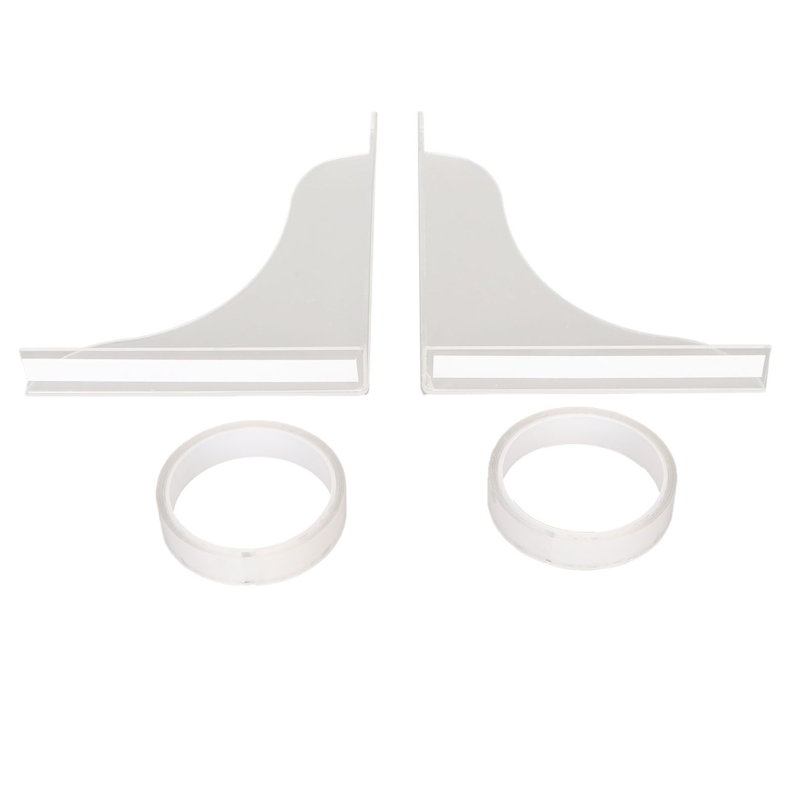 2 Pcs Bathtub Splashing Guard Acrylic Shower Tub Corner Water Blocking Plate for Bathroom Kitchen Sink - Image 2