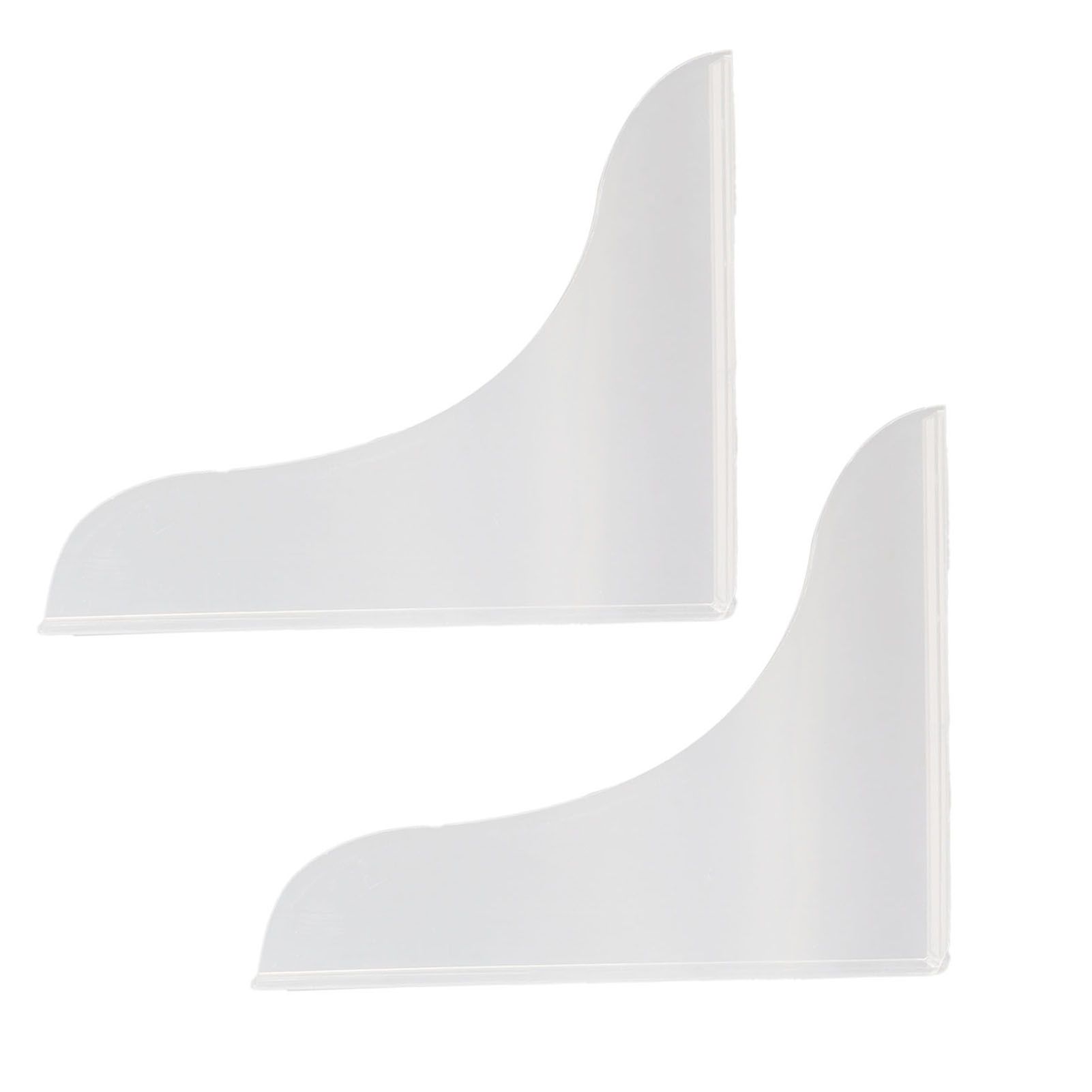 2 Pcs Bathtub Splashing Guard Acrylic Shower Tub Corner Water Blocking Plate for Bathroom Kitchen Sink - Image 6