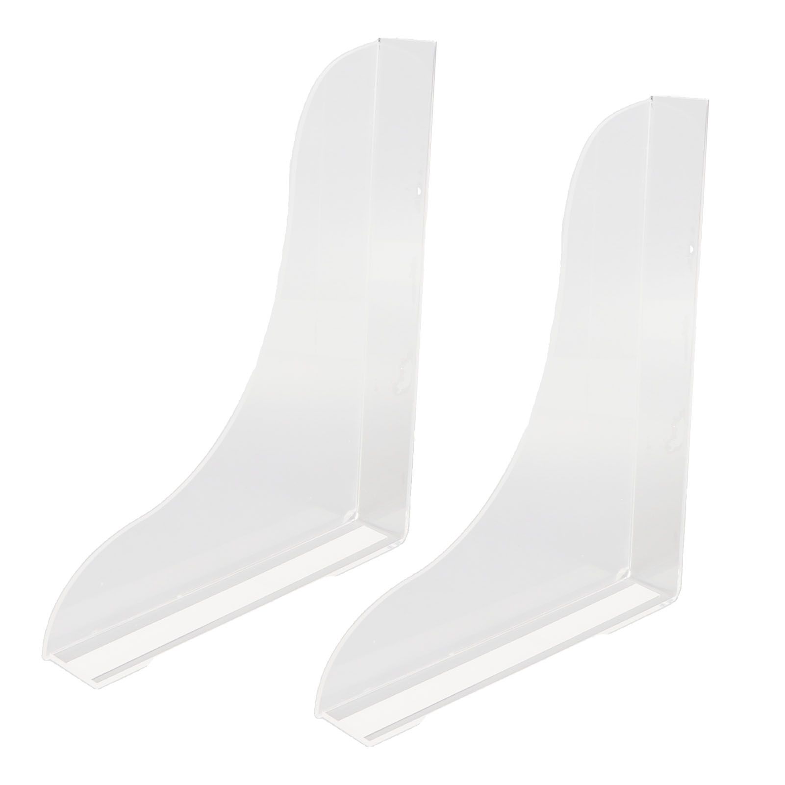 2 Pcs Bathtub Splashing Guard Acrylic Shower Tub Corner Water Blocking Plate for Bathroom Kitchen Sink - Image 8