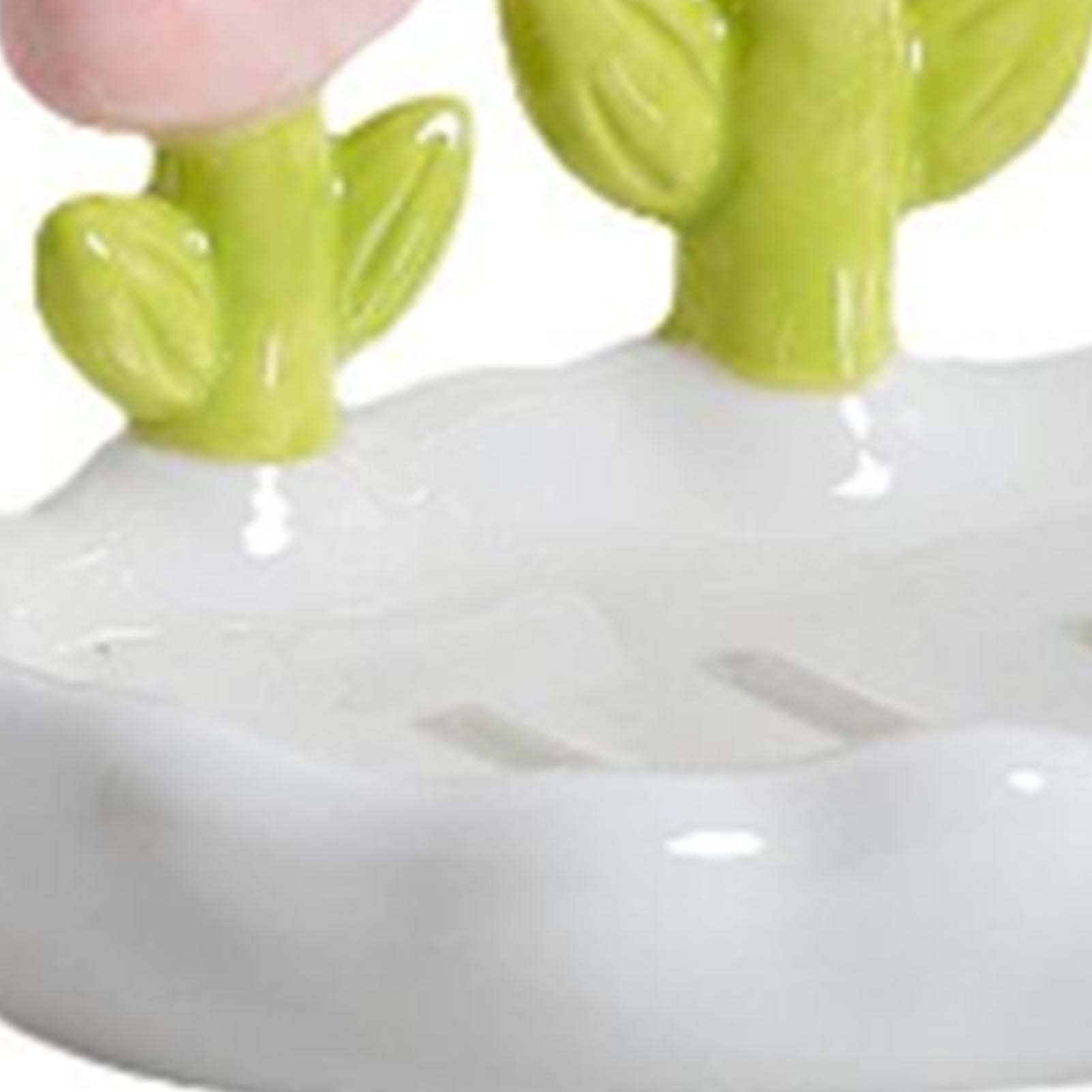 Creative Cute Flower PP Soap Box Household Soap Drain Washing Holder for Bathroom Home - Image 8