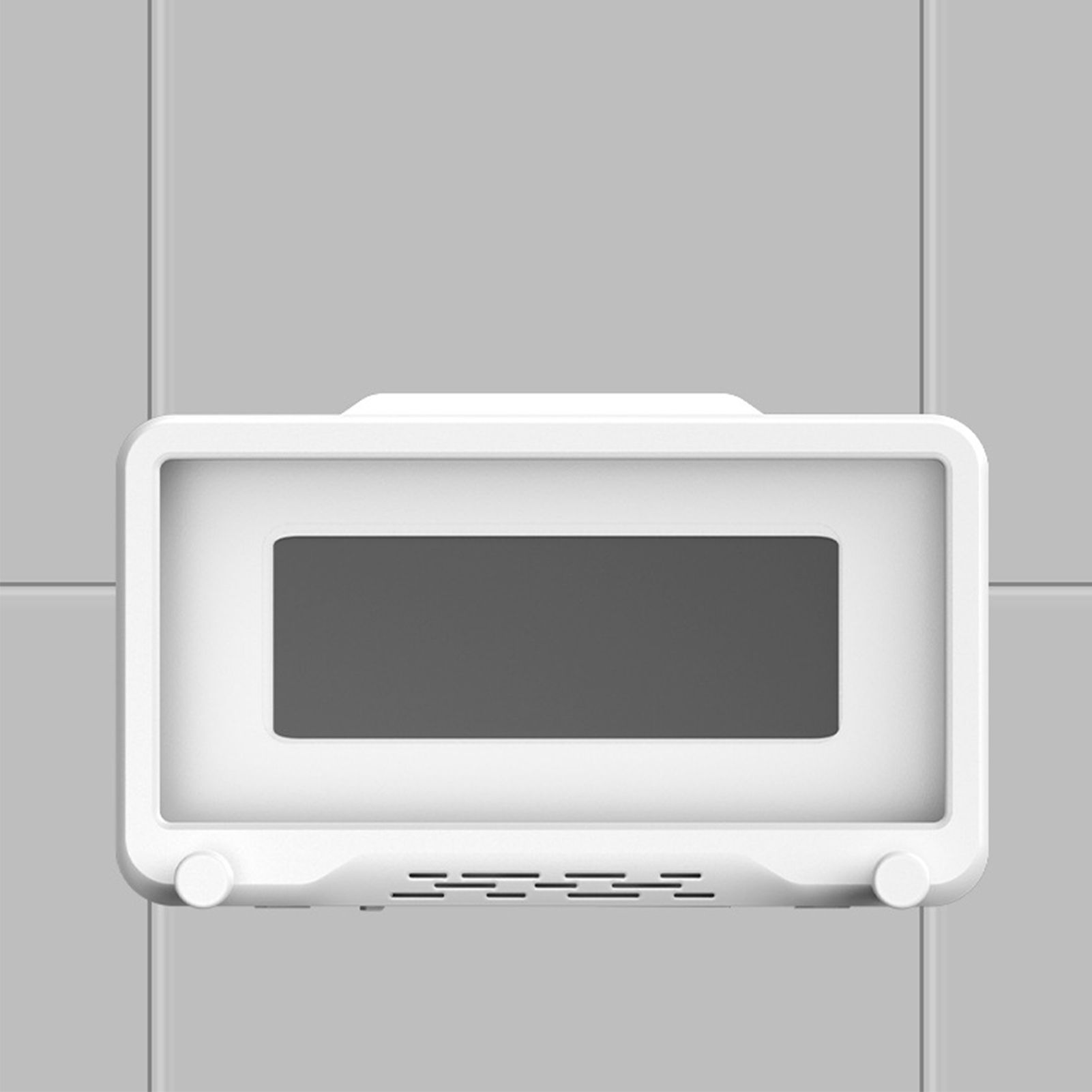 Shower Cell Phone Holder Bathroom 360 Degree Rotatable Drill Free Waterproof Wall Mounted Cell Phone Case White - Image 6