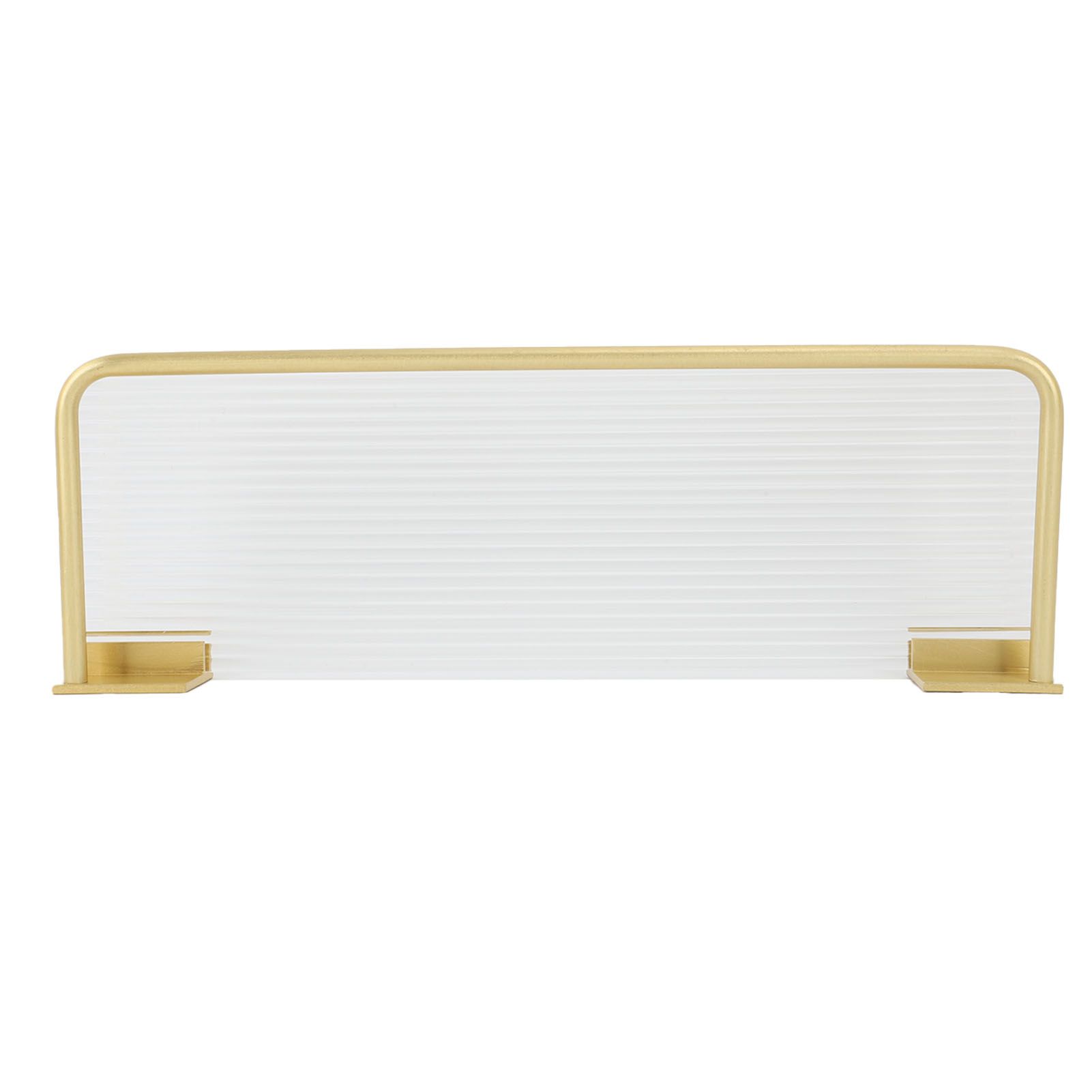 Floating Shelf Space Aluminum Acrylic Wall Mounted Decorative Storage Shelf for Kitchen Bathroom Living Room Bedroom Gold - Image 5