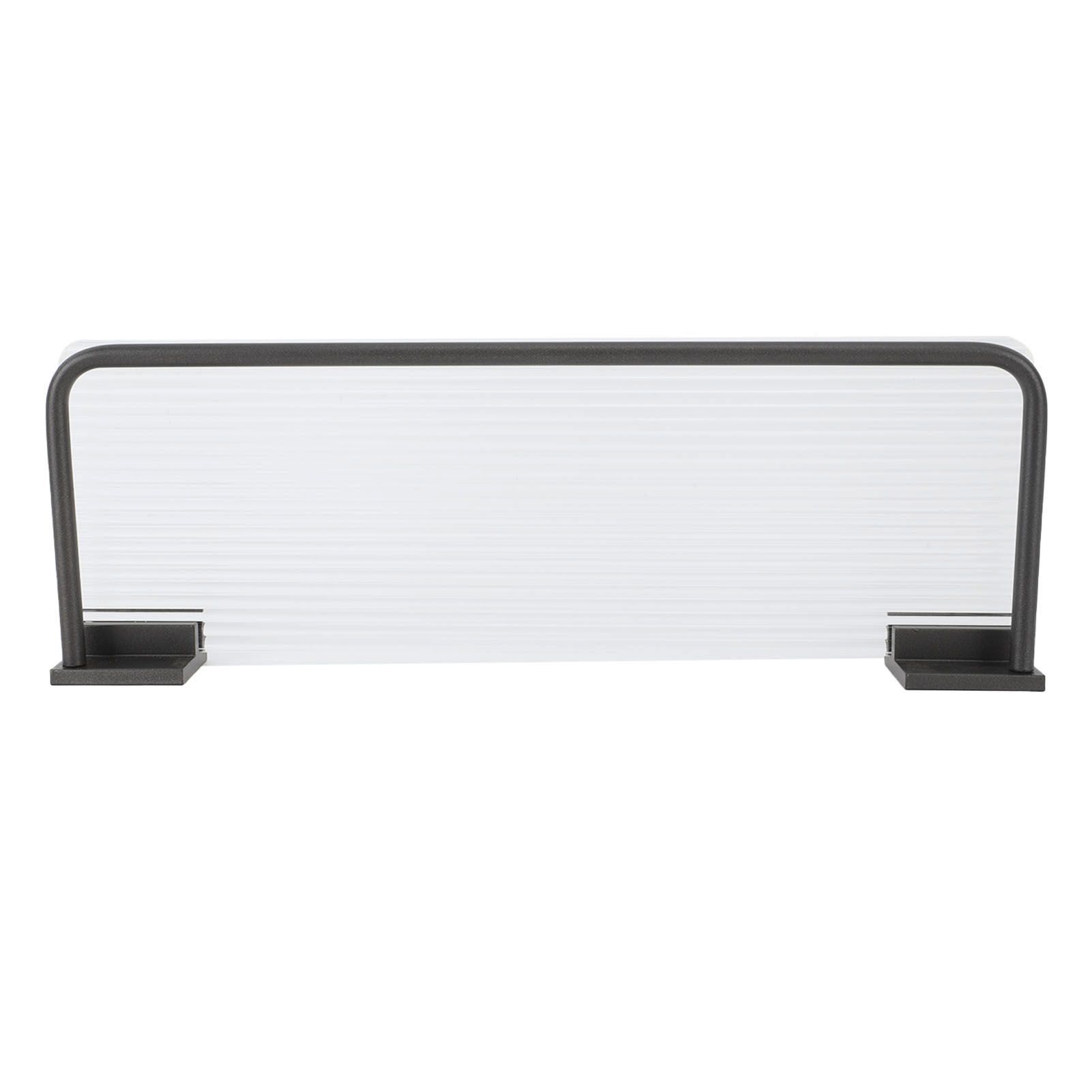 Floating Shelf Space Aluminum Acrylic Wall Mounted Decorative Storage Shelf for Kitchen Bathroom Living Room Bedroom Black - Image 4