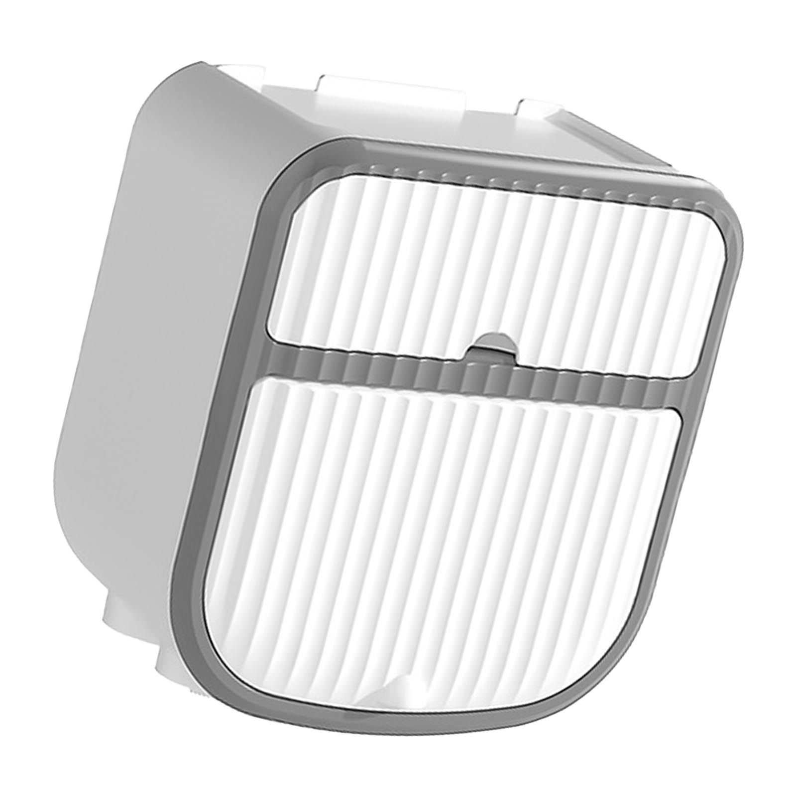 Toilet Paper Holder Wall Mounted Bathroom Tissue Roll Paper Towel Holder Tissue Dispensers for Household White - Image 2