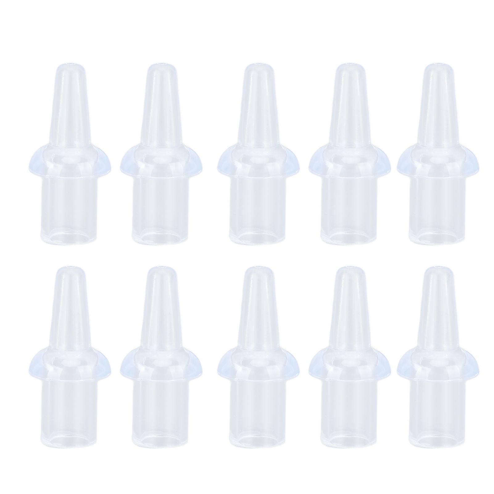 10 Pcs Enema Nozzle Tips Silicone Washable 8mm Inner Diameter Private Flushes Soft Enema Replacement Nozzle Tips - Image 1