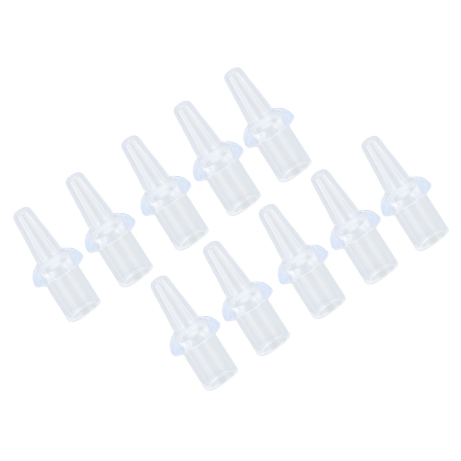 10 Pcs Enema Nozzle Tips Silicone Washable 8mm Inner Diameter Private Flushes Soft Enema Replacement Nozzle Tips - Image 2