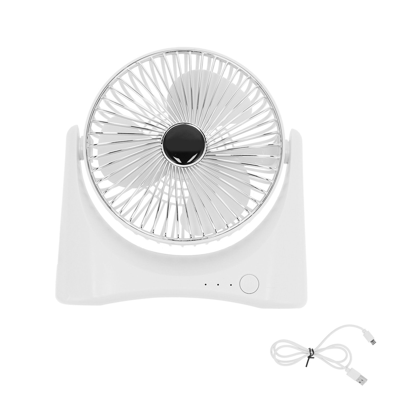 Mini Desktop Fan USB Charging 3 Speed Adjustable Cooling Fan for Home Office Living Room - Image 1