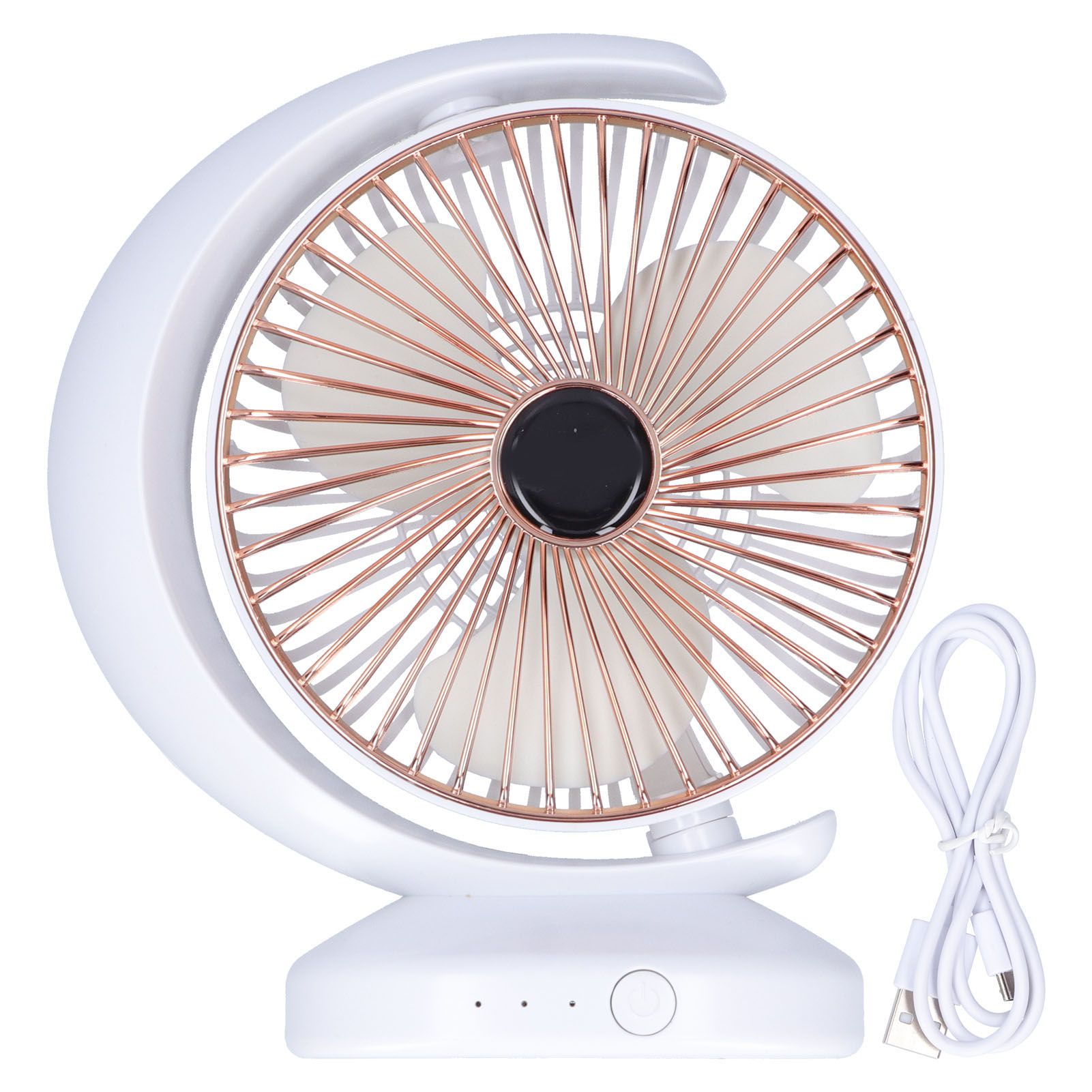 Mini Portable Fan USB Charging Fan Desktop Table Fan Adjustable Air Circulating Fan for Home Office Travel Outdoor Summer Gift - Image 1