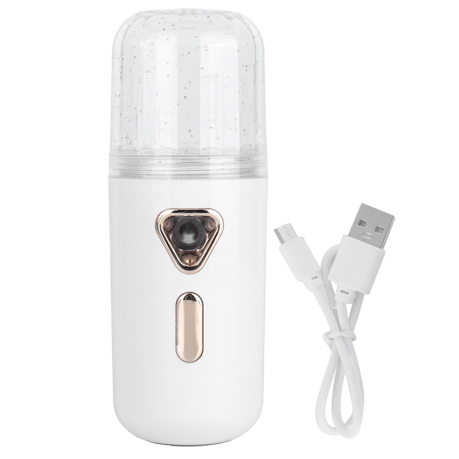 30ml Mini Facial Humidifier Portable Nano Atomization USB Charging Face Mist SprayerWhite - Image 1