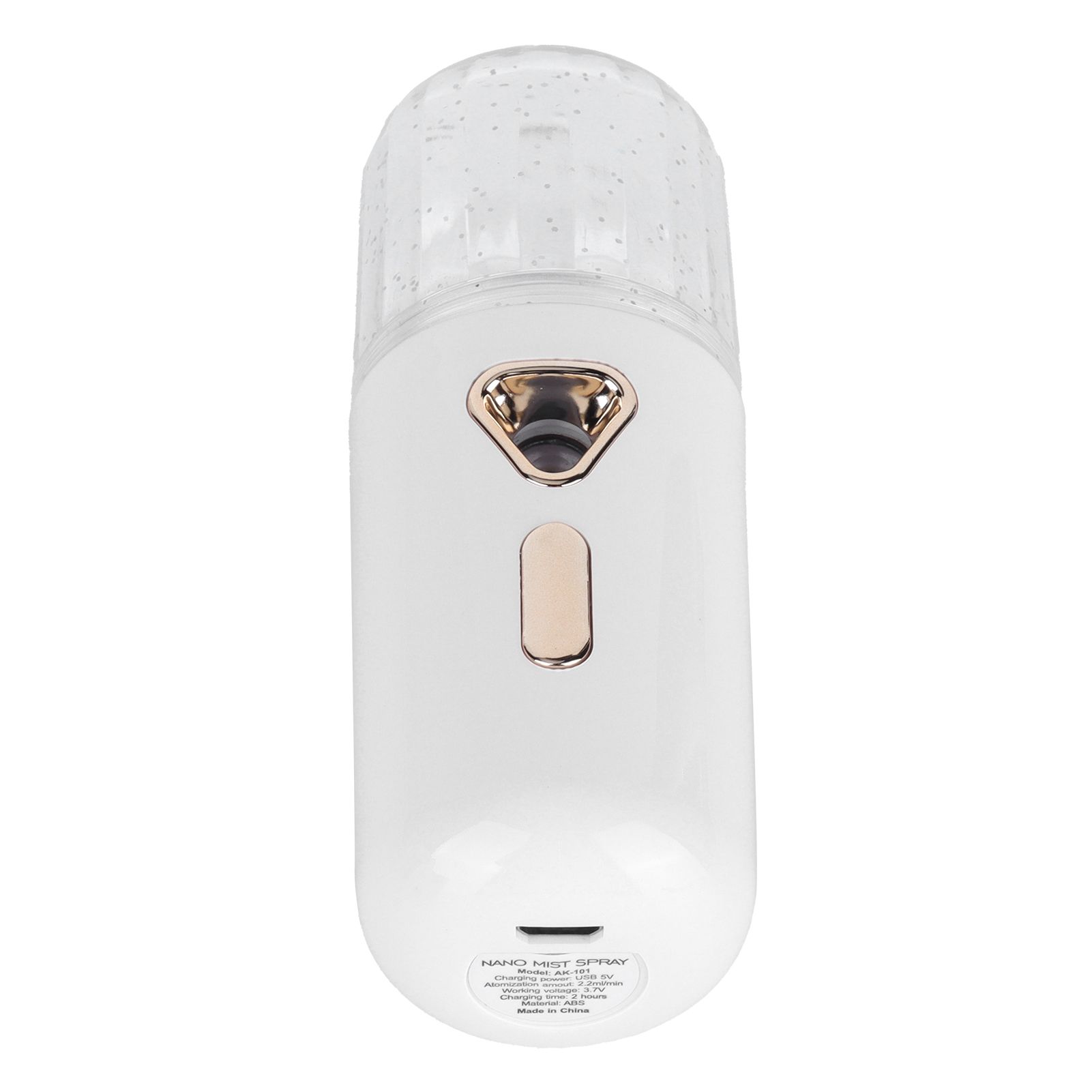30ml Mini Facial Humidifier Portable Nano Atomization USB Charging Face Mist SprayerWhite - Image 5