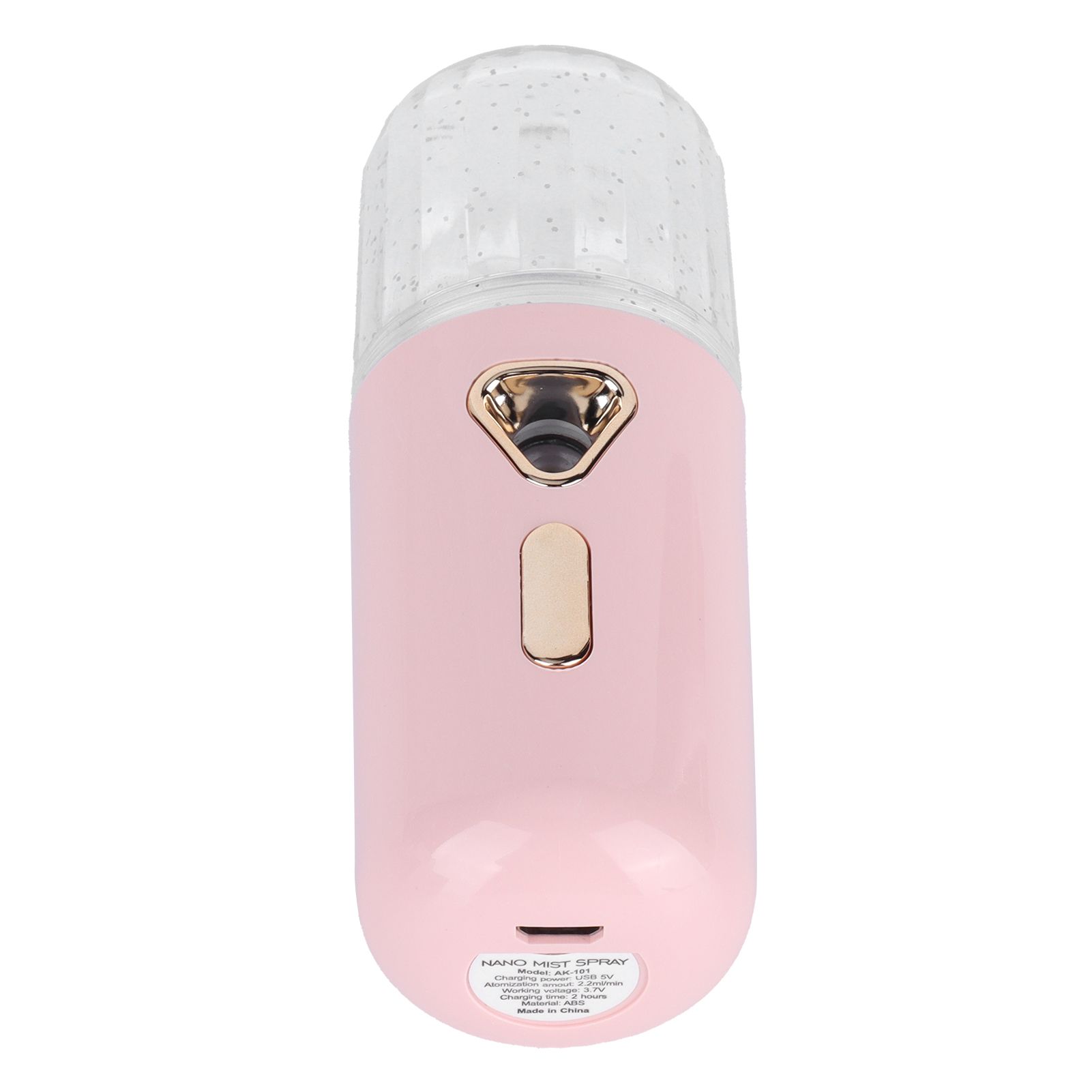 30ml Mini Facial Humidifier Portable Nano Atomization USB Charging Face Mist SprayerPink - Image 5