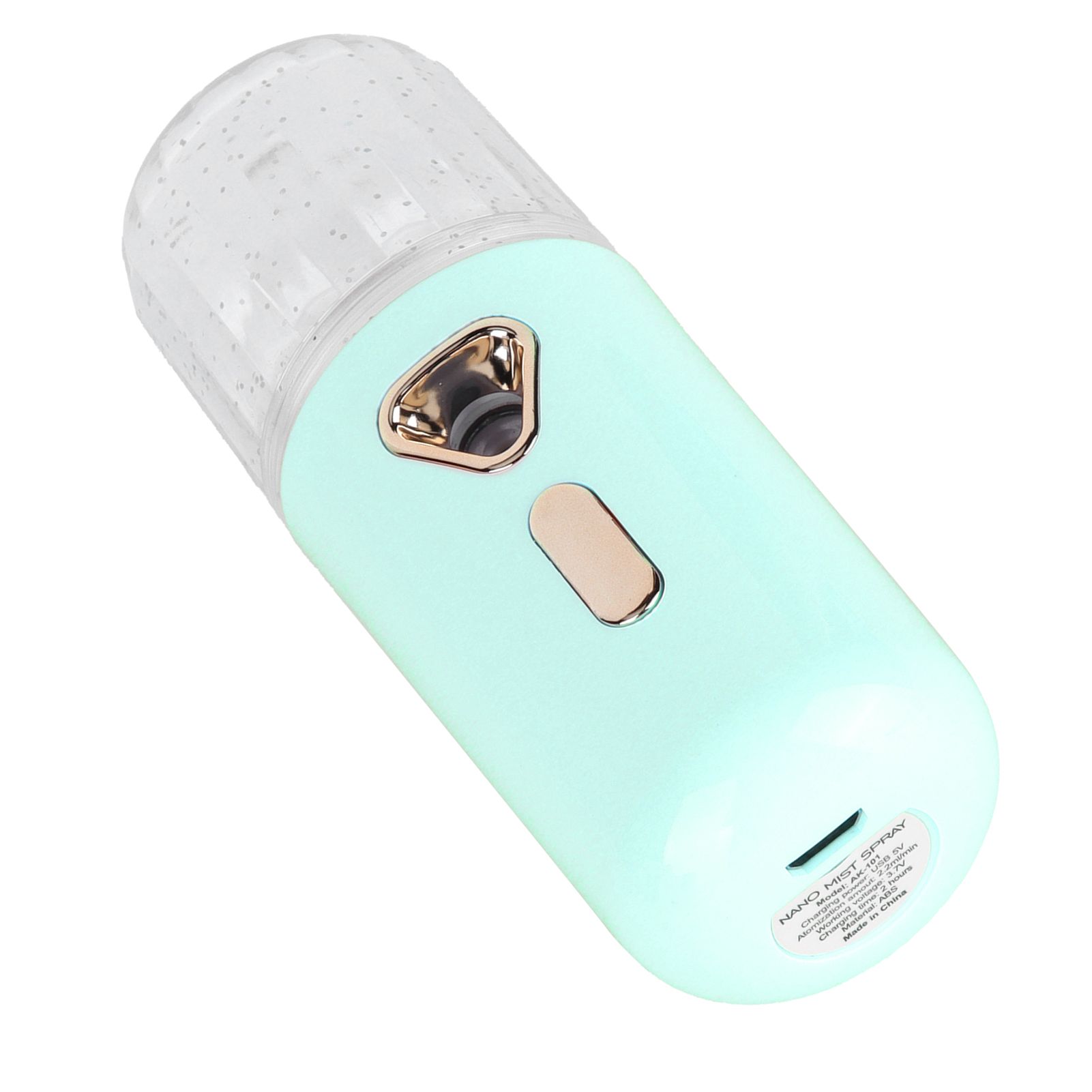 30ml Mini Facial Humidifier Portable Nano Atomization USB Charging Face Mist SprayerGreen - Image 8