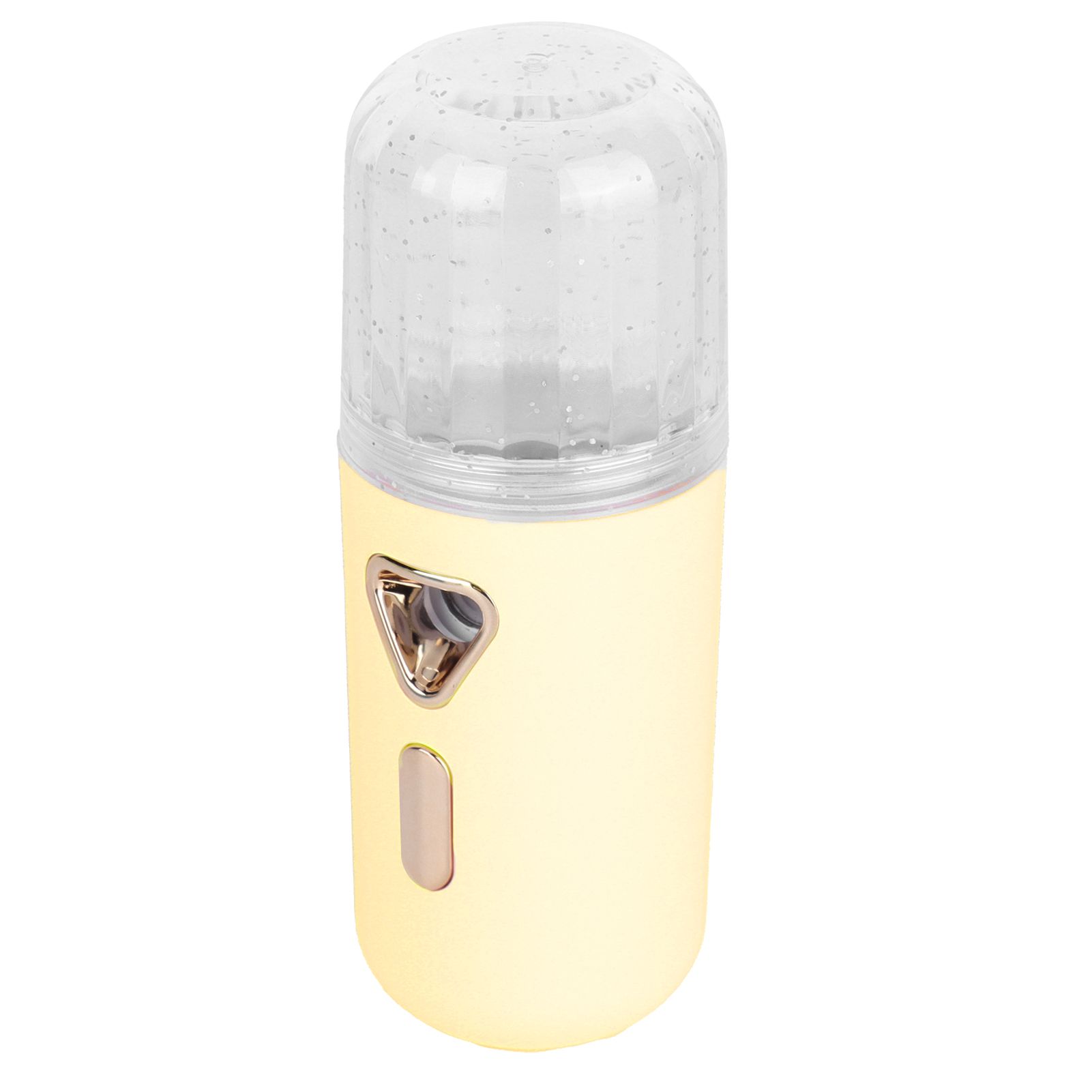 30ml Mini Facial Humidifier Portable Nano Atomization USB Charging Face Mist SprayerYellow - Image 3