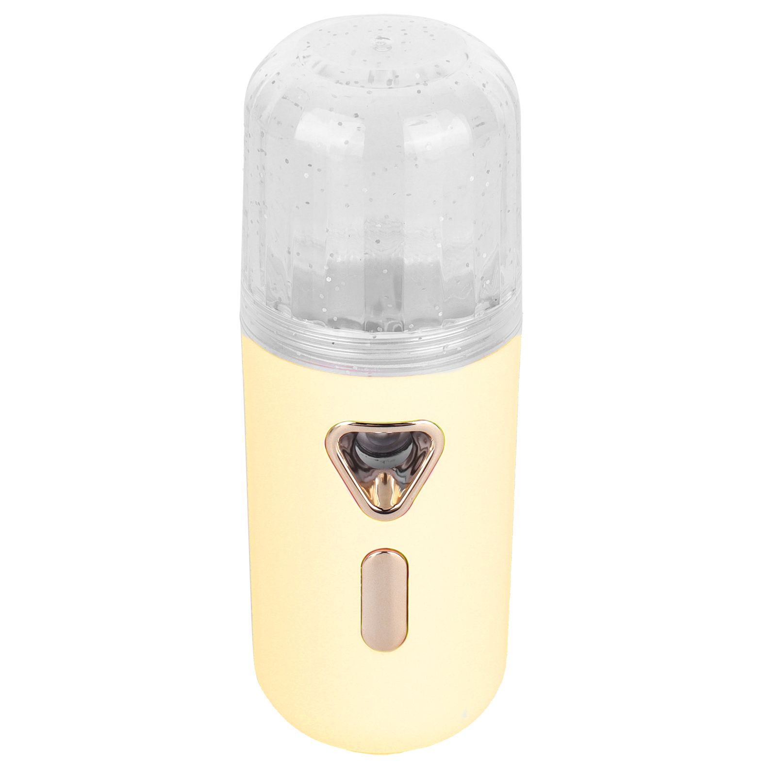 30ml Mini Facial Humidifier Portable Nano Atomization USB Charging Face Mist SprayerYellow - Image 4