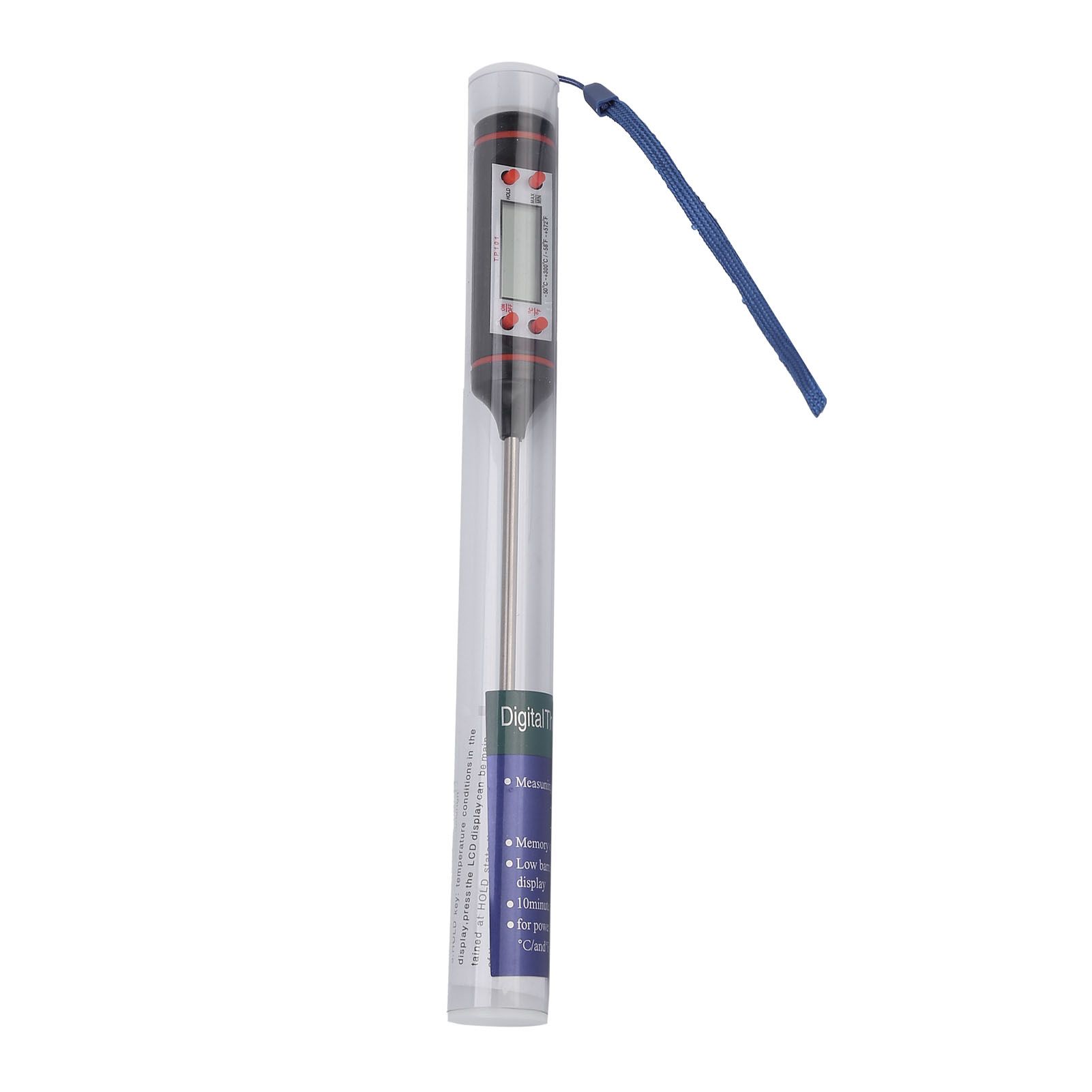 Kitchen Liquid Temperature Pen Thermometer Multipurpose Barbecue Temperature Monitor for Food Meat - Image 1