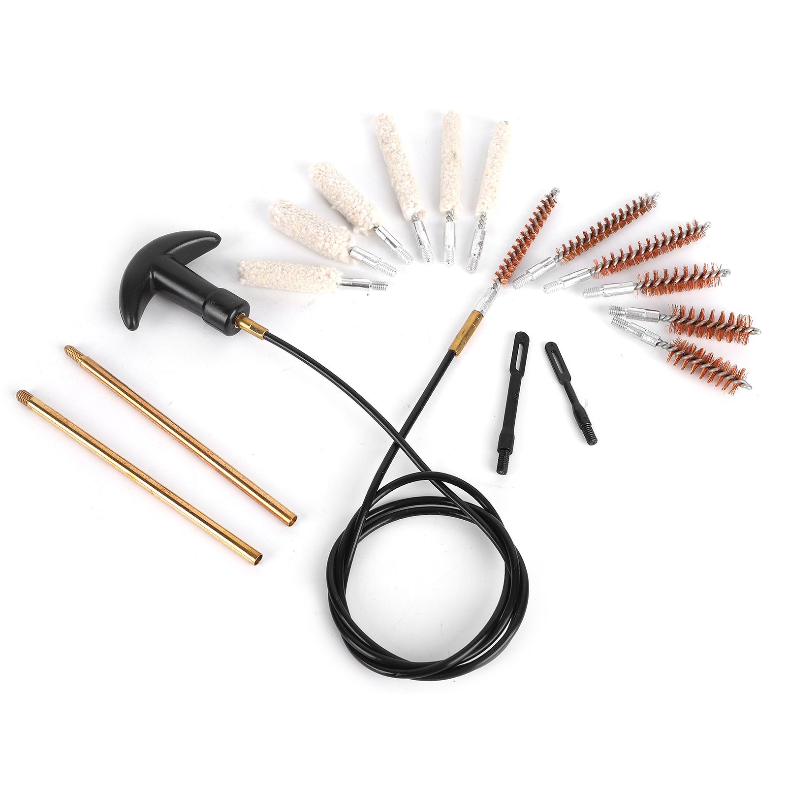 Pipe Inner Brush Set Brass Multifunctional Lightweight Portable Pipe Dredging Cleaning BrushGK28 19Pcs - Image 2