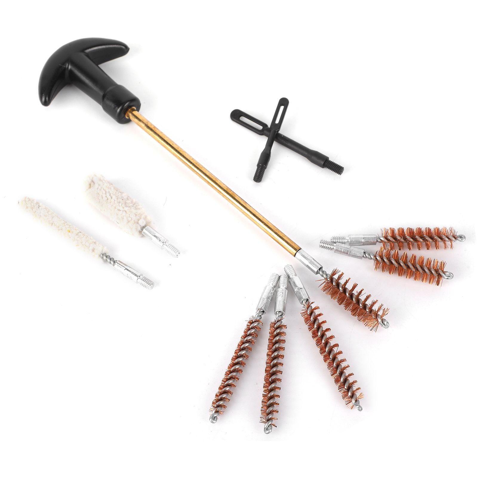 Pipe Inner Brush Set Brass Multifunctional Lightweight Portable Pipe Dredging Cleaning BrushGK28 19Pcs - Image 3