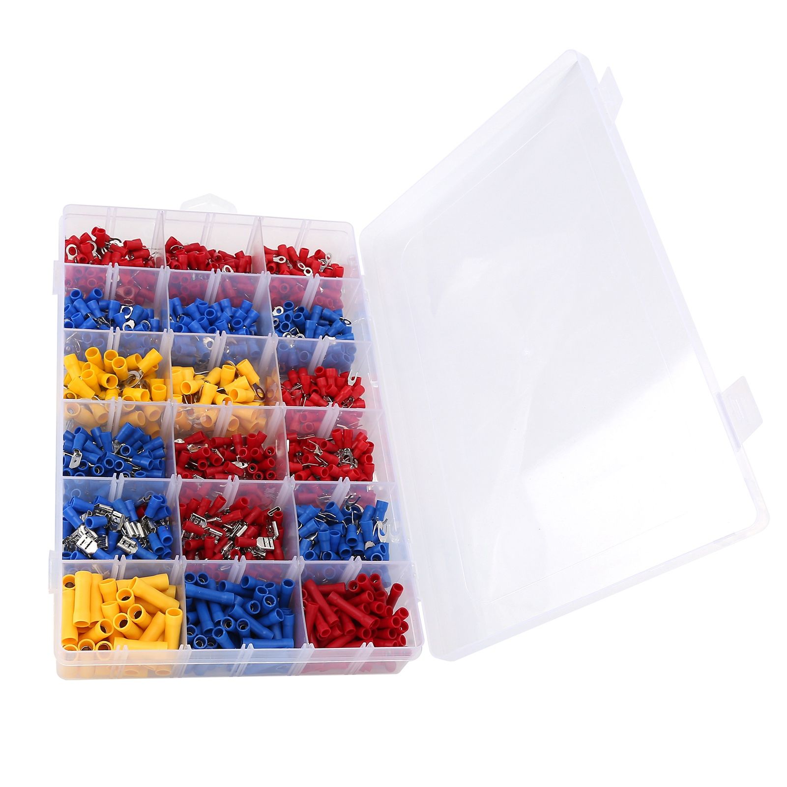 1200PCS Wiring Terminal Mini Portable Copper Tube Insulated End Wire Connector Kit1200PCS - Image 3
