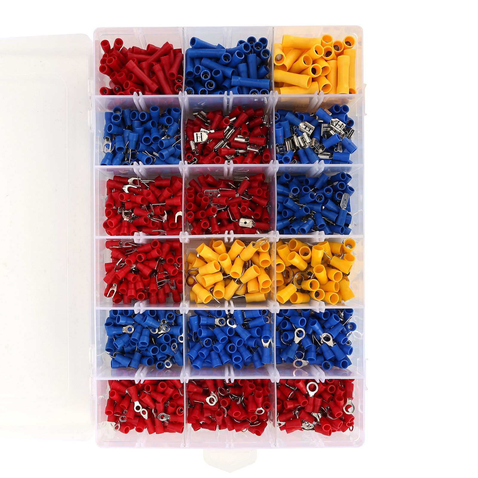 1200PCS Wiring Terminal Mini Portable Copper Tube Insulated End Wire Connector Kit1200PCS - Image 8