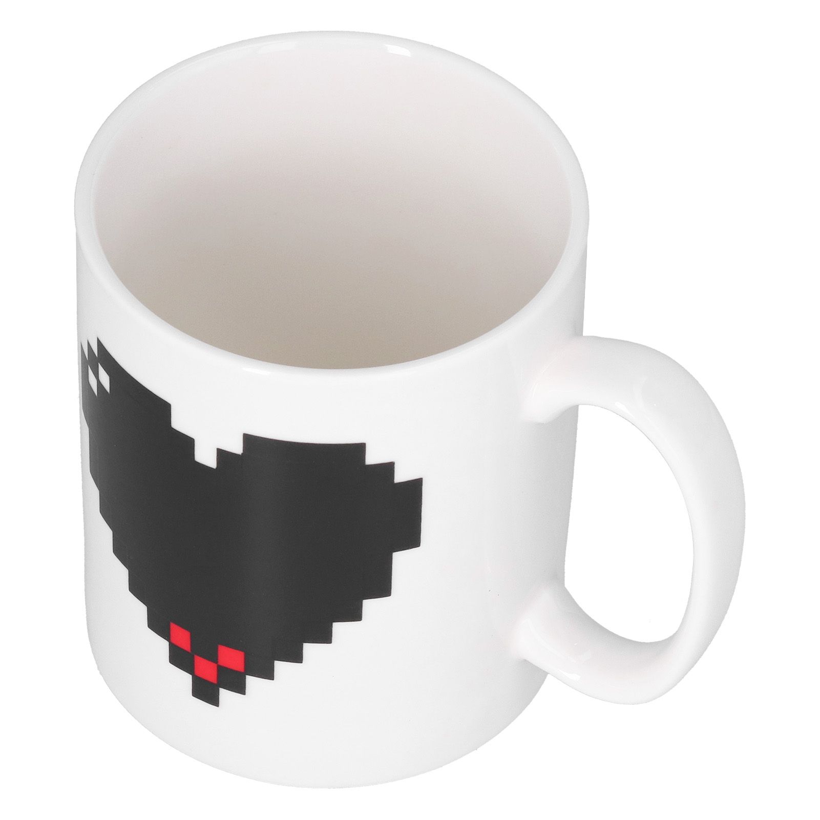 Ceramic Cup Heart Pattern Heat Sensitive Changing Color Mug for Home Office Restaurant Bar Use - Image 7