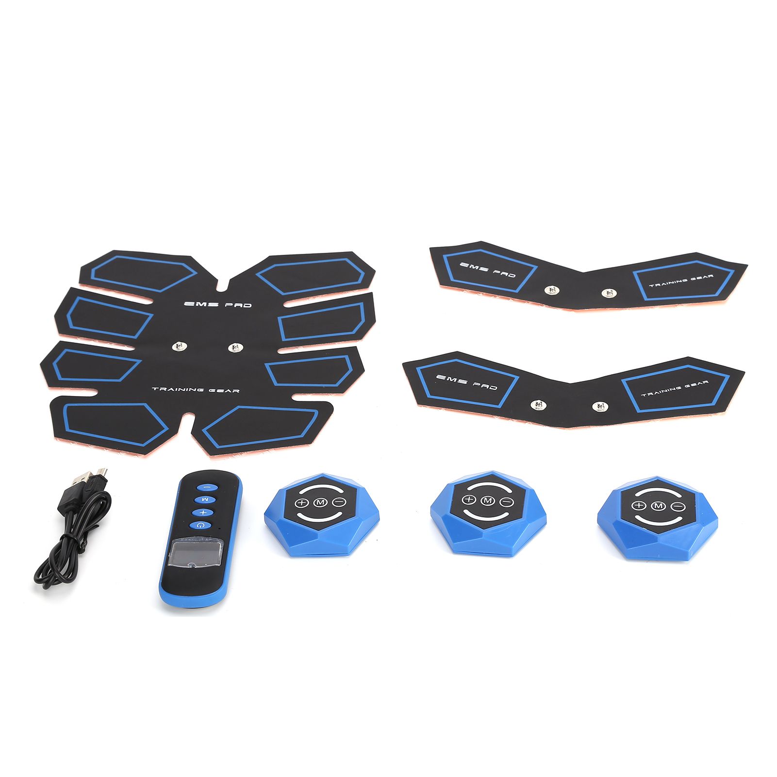 Household EMS Abdominal Muscle Patch Muscle Training Stimulator Body Massager Fitness Equipment - Image 1