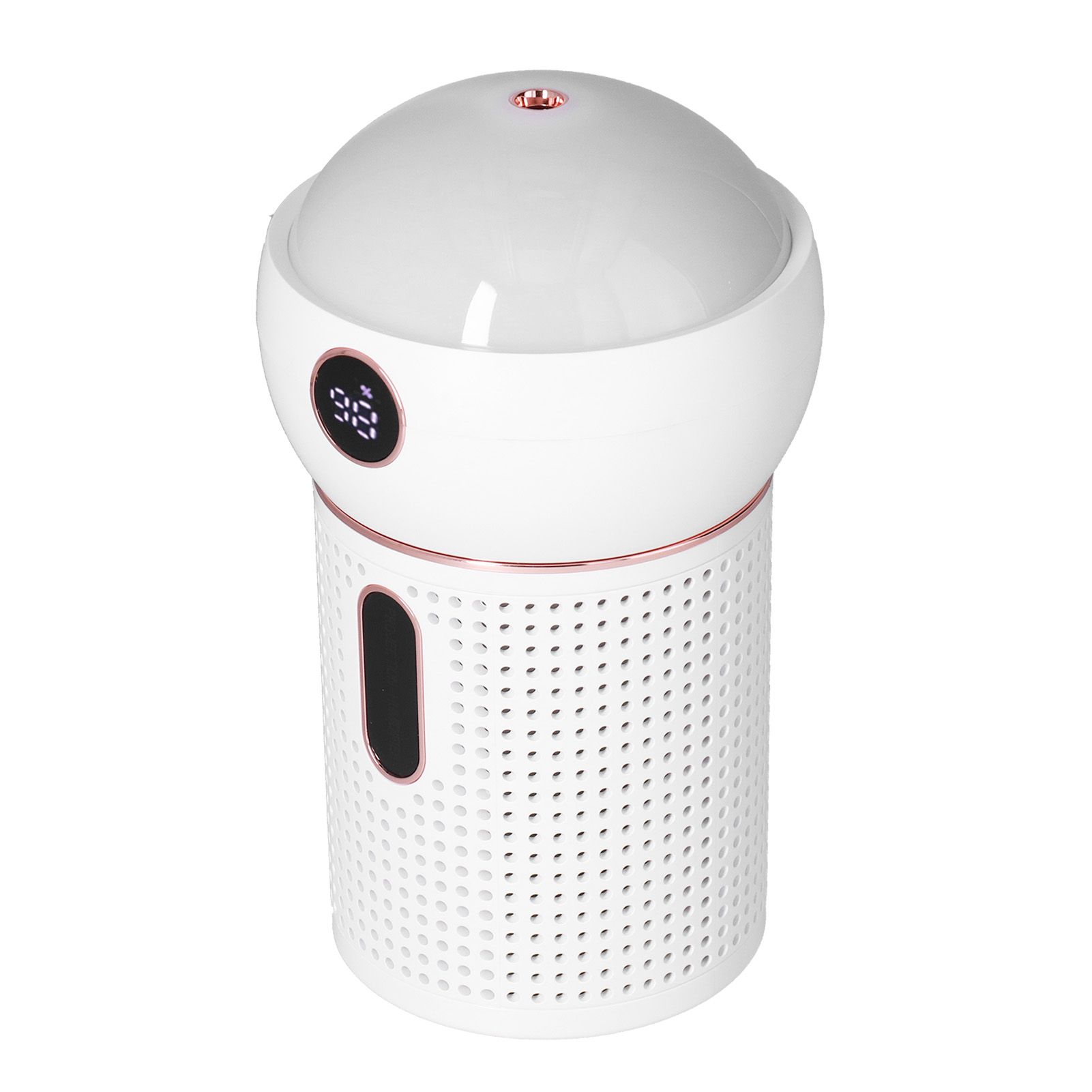 630ml Large Capacity Humidifier Single Spray 360° Projection Humidifier for Home Car USB ChargingWhite - Image 3