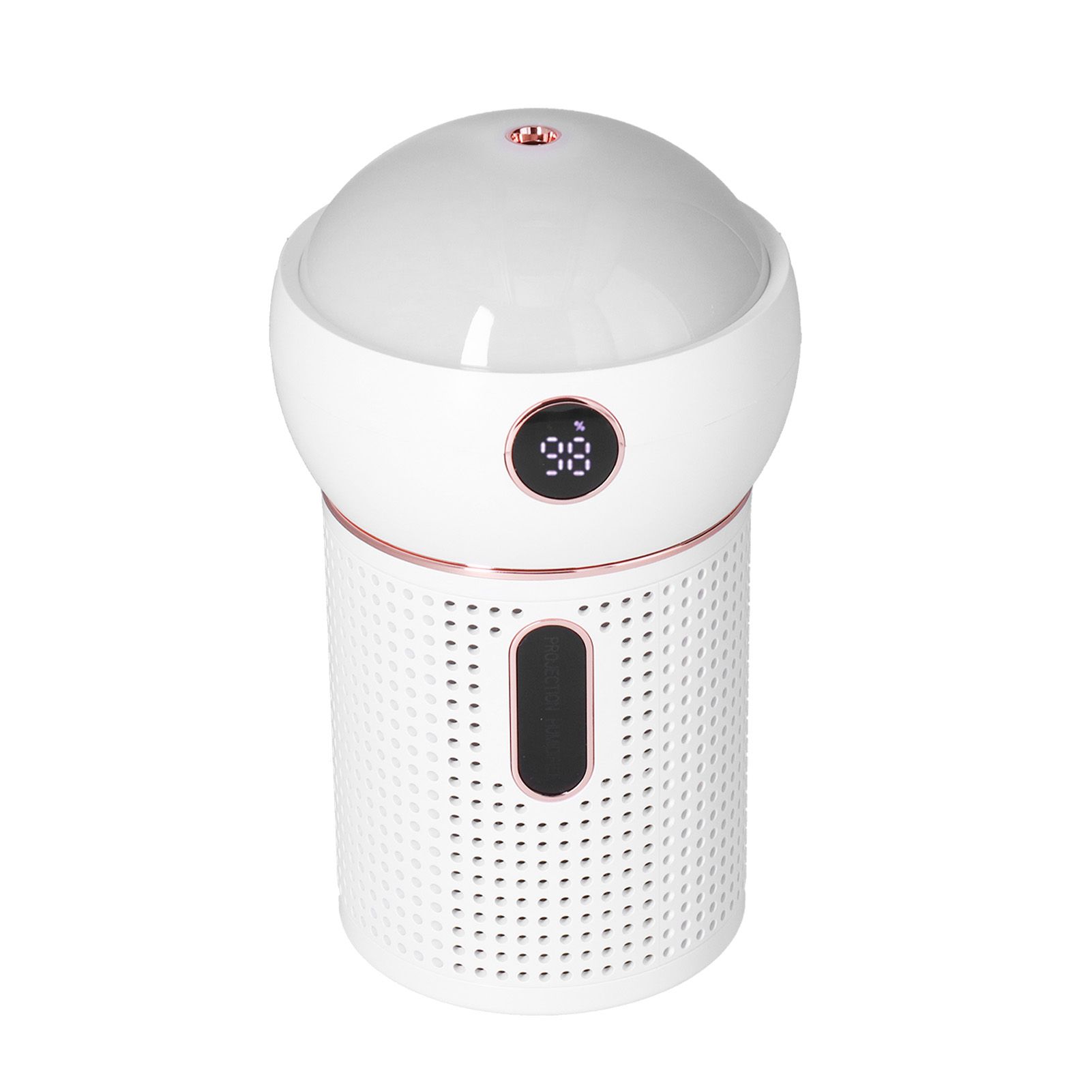 630ml Large Capacity Humidifier Single Spray 360° Projection Humidifier for Home Car USB ChargingWhite - Image 4