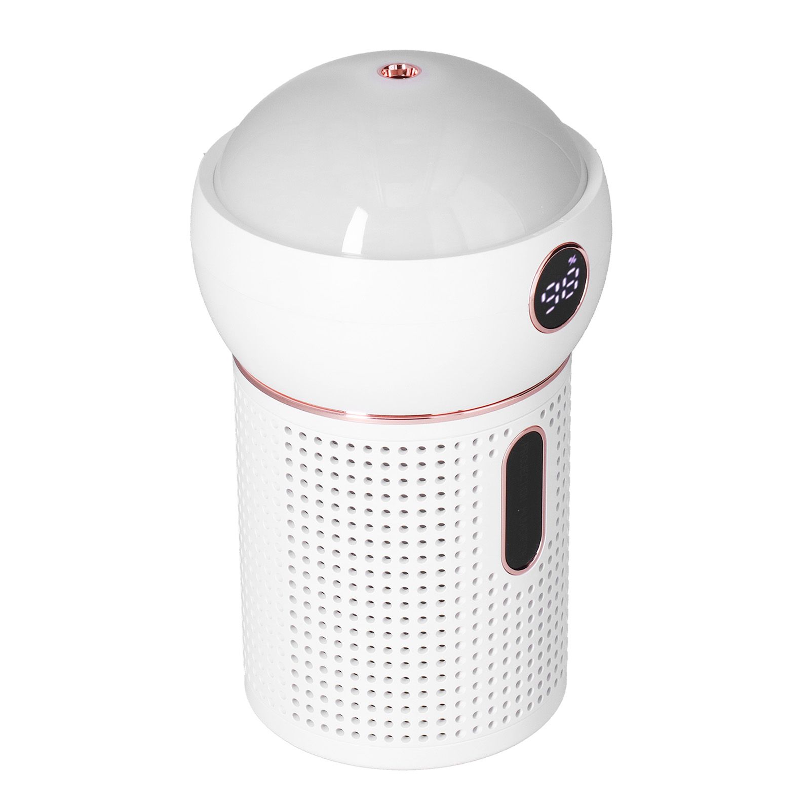 630ml Large Capacity Humidifier Single Spray 360° Projection Humidifier for Home Car USB ChargingWhite - Image 5