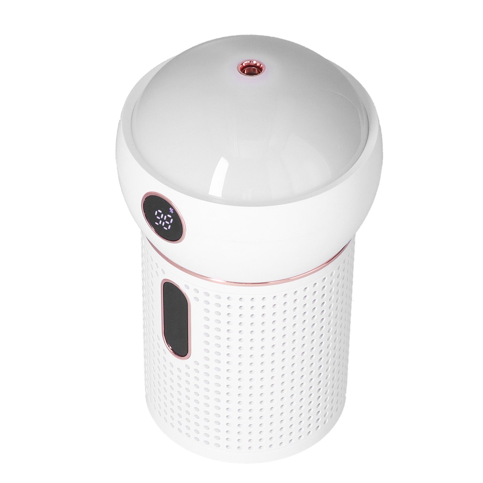 630ml Large Capacity Humidifier Single Spray 360° Projection Humidifier for Home Car USB ChargingWhite - Image 7