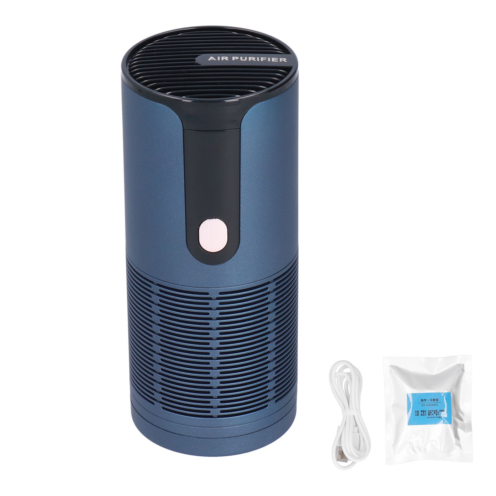 10 Million Negative Ion Air Purifier Portable Air Cleaner 3 Gear Adjustment for Home Car Accessories USB ChargingBlue - Image 1