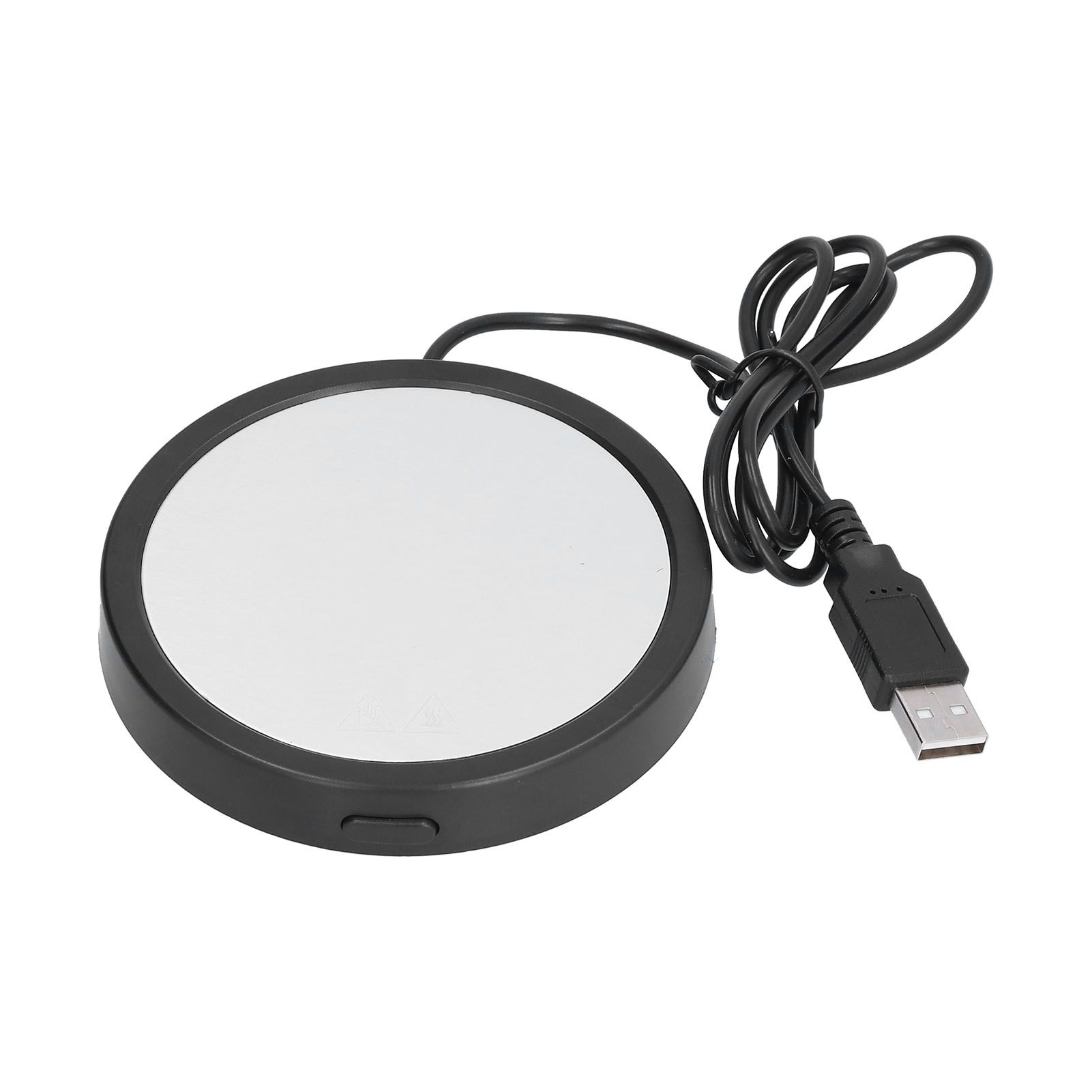 Constant Temperature Coaster USB Powered Milk Cup Warmer Heater for Home Office KitchenBlack - Image 1