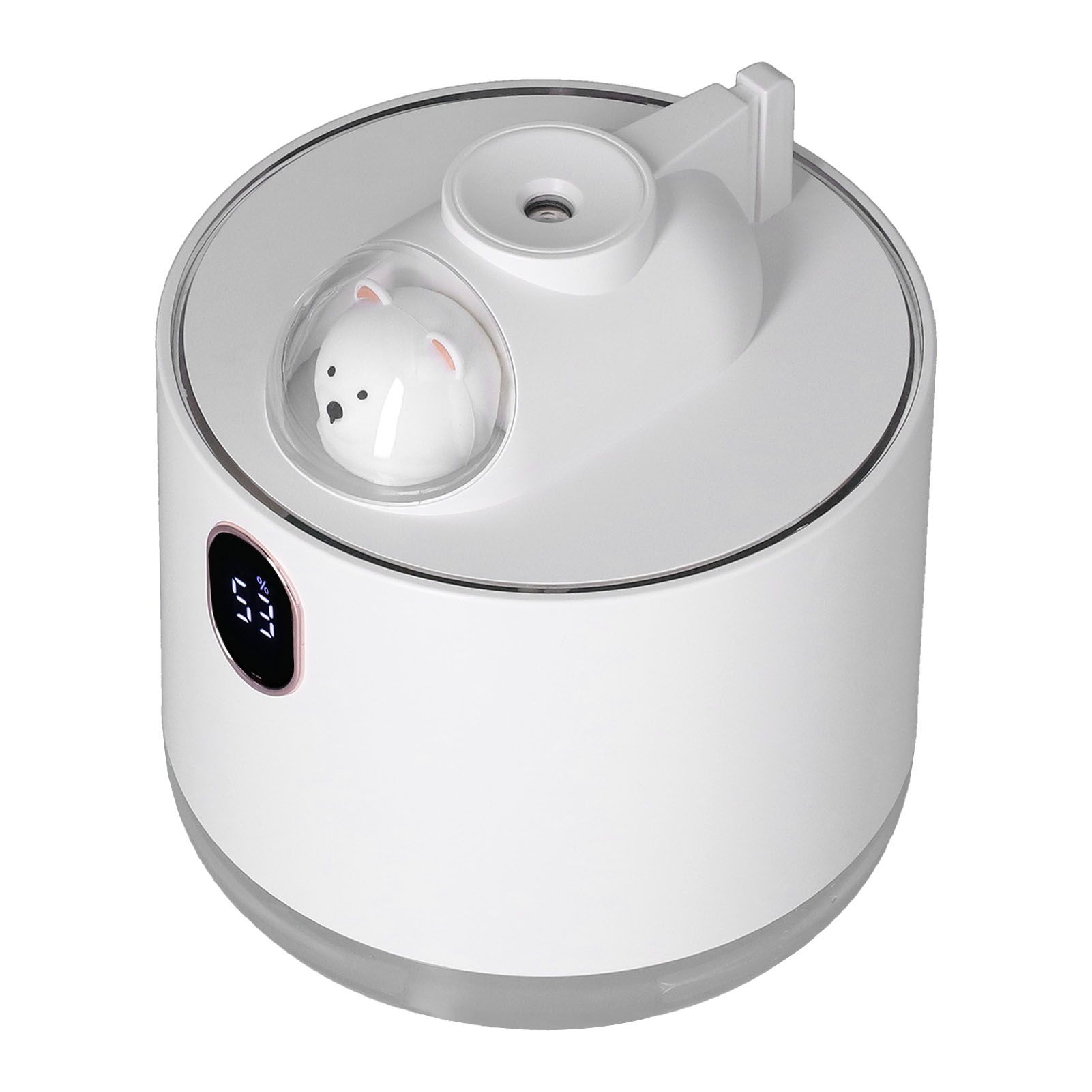 500ml Large Capacity Humidifier Spacecraft Night Light USB Charging Car Humidifier for HomeWhite - Image 2
