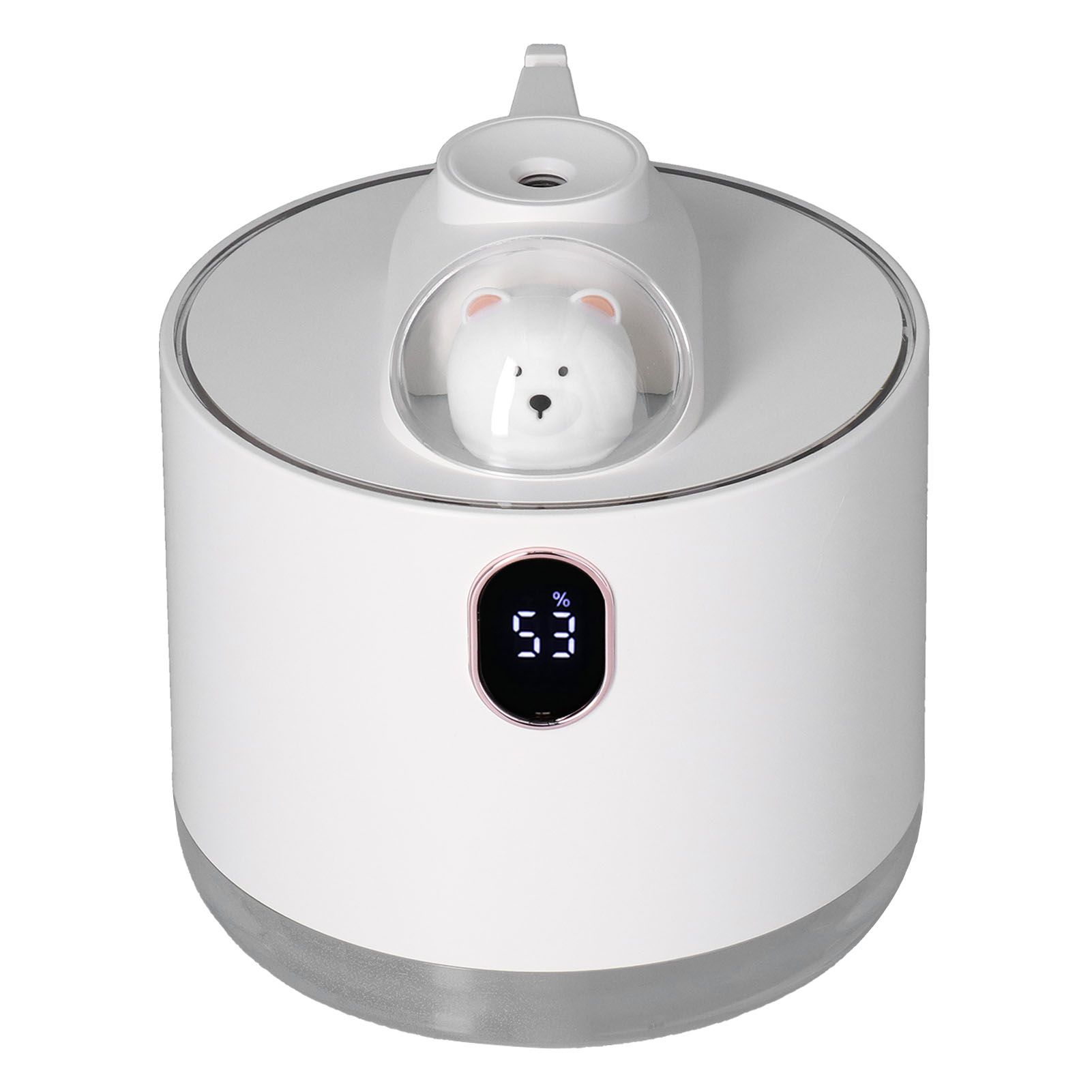500ml Large Capacity Humidifier Spacecraft Night Light USB Charging Car Humidifier for HomeWhite - Image 4
