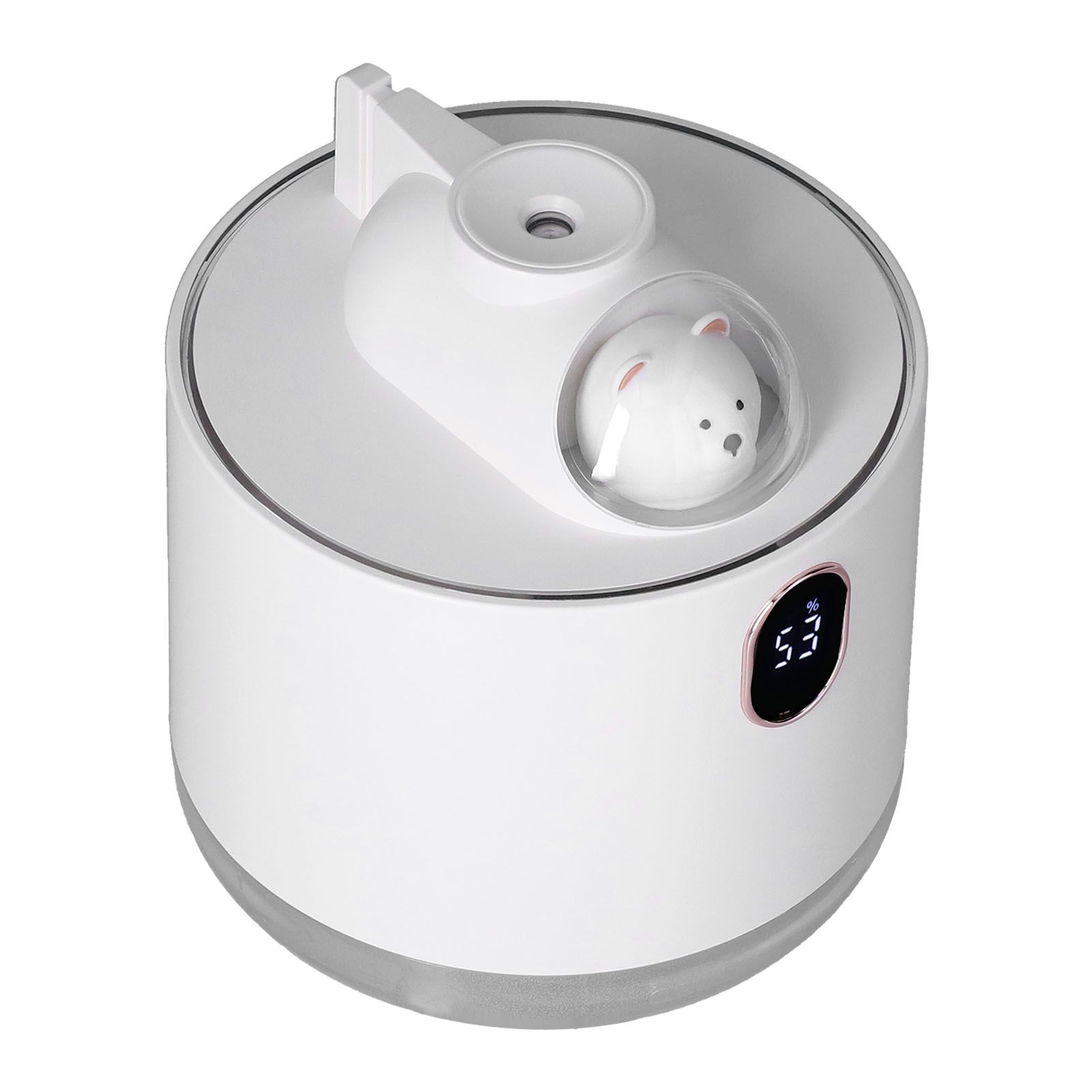 500ml Large Capacity Humidifier Spacecraft Night Light USB Charging Car Humidifier for HomeWhite - Image 7