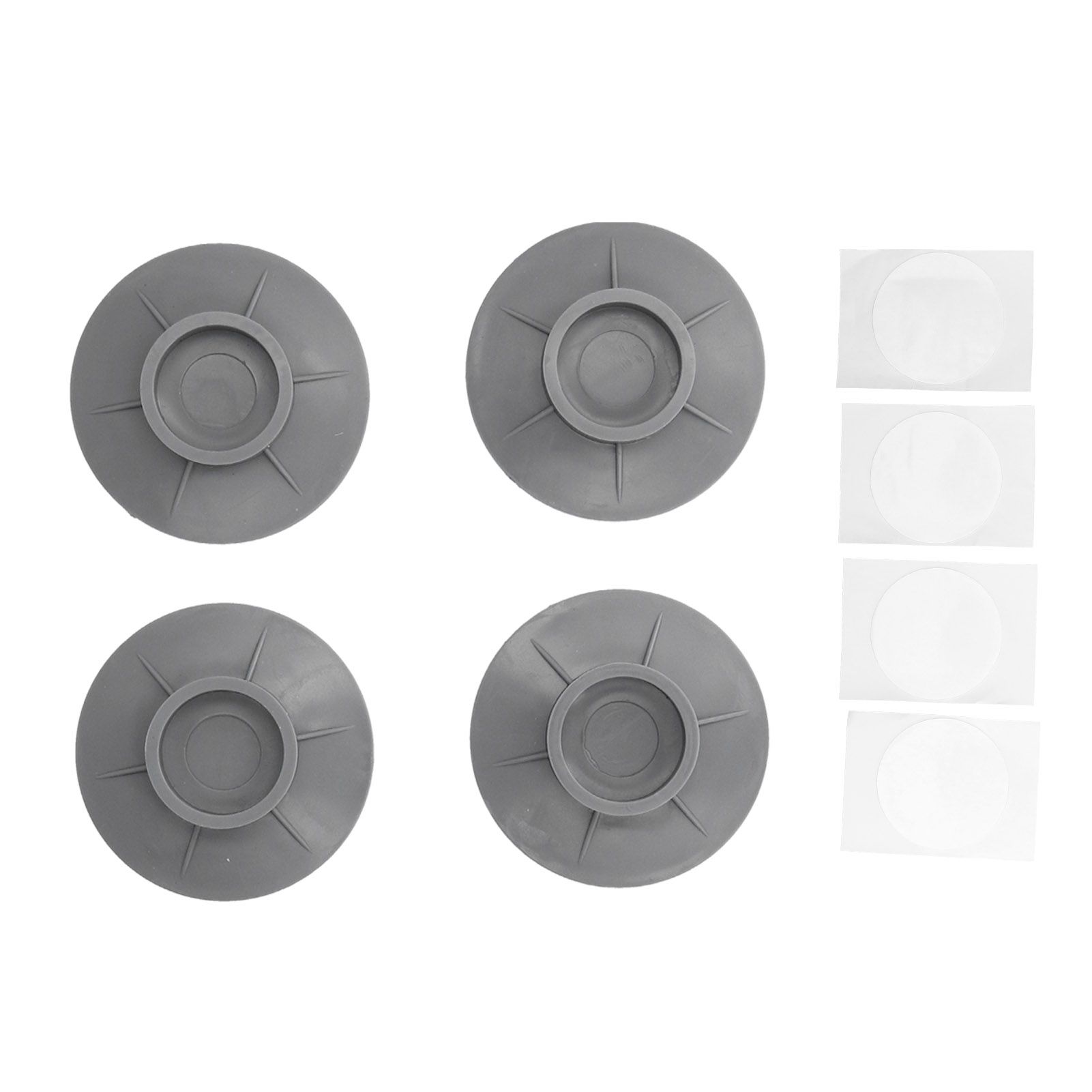 4Pcs Vacuum Suction Cup Design Washing Machine Feet Pad Non Slip Anti Vibration Noise Reduction Pad - Image 1