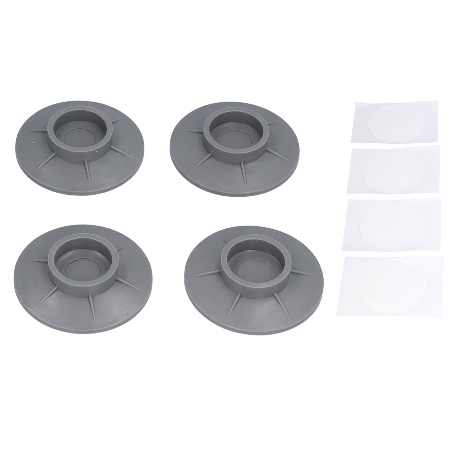 4Pcs Vacuum Suction Cup Design Washing Machine Feet Pad Non Slip Anti Vibration Noise Reduction Pad - Image 2