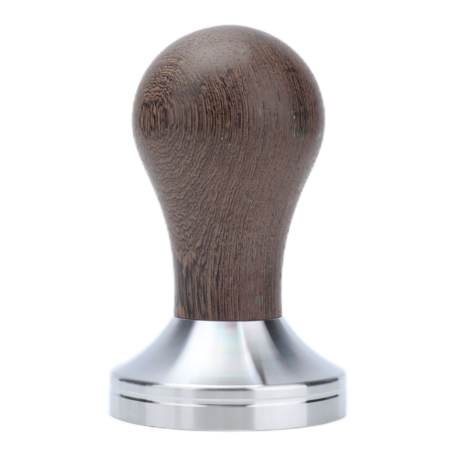 53mm Stainless Steel Coffee Tamper Wooden Handle Coffee Powder Hammer Press Tool Accessory - Image 1