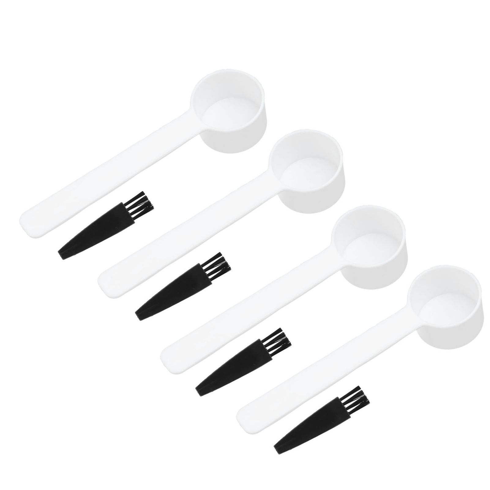 100Set Reusable 4g Coffee Measuring Spoon Brush Kit Coffee Making Accessory for Home Office Use - Image 6
