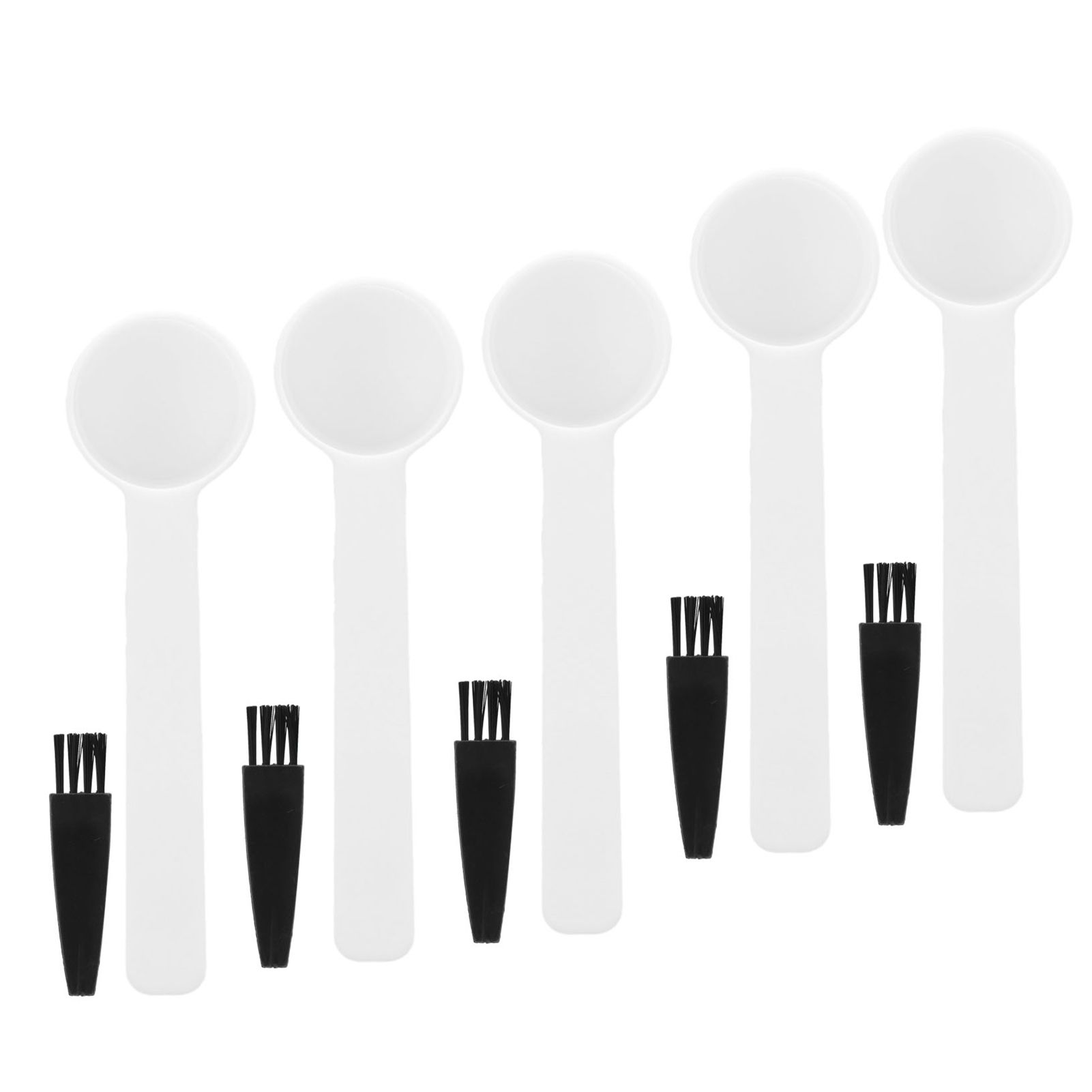 100Set Reusable 4g Coffee Measuring Spoon Brush Kit Coffee Making Accessory for Home Office Use - Image 8