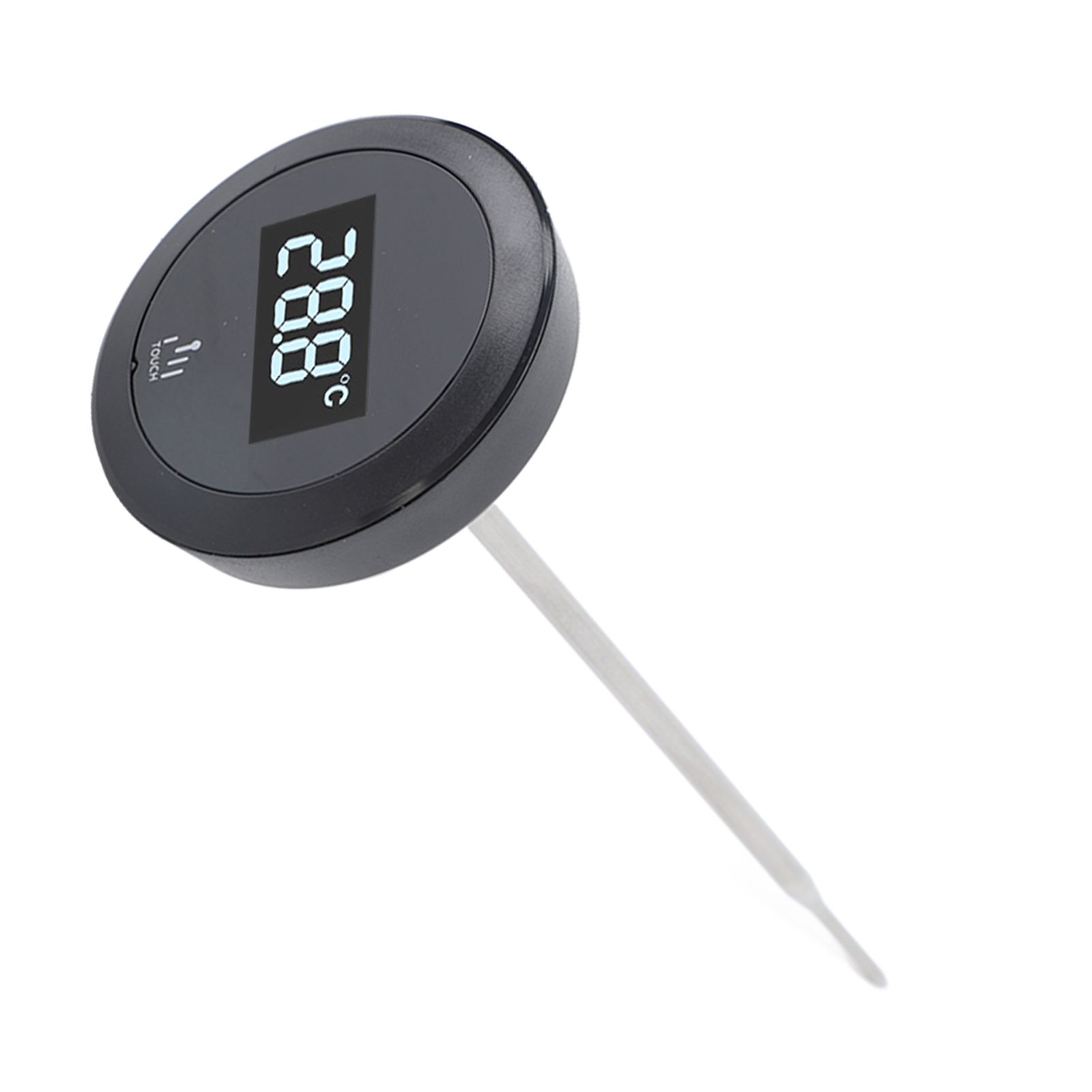 Digital Touch Screen Thermometer IP65 Waterproof Thermometer with Stainless Steel Probe Backlight for Coffee Milk Pot Kettle Temperature Measurement - Image 4